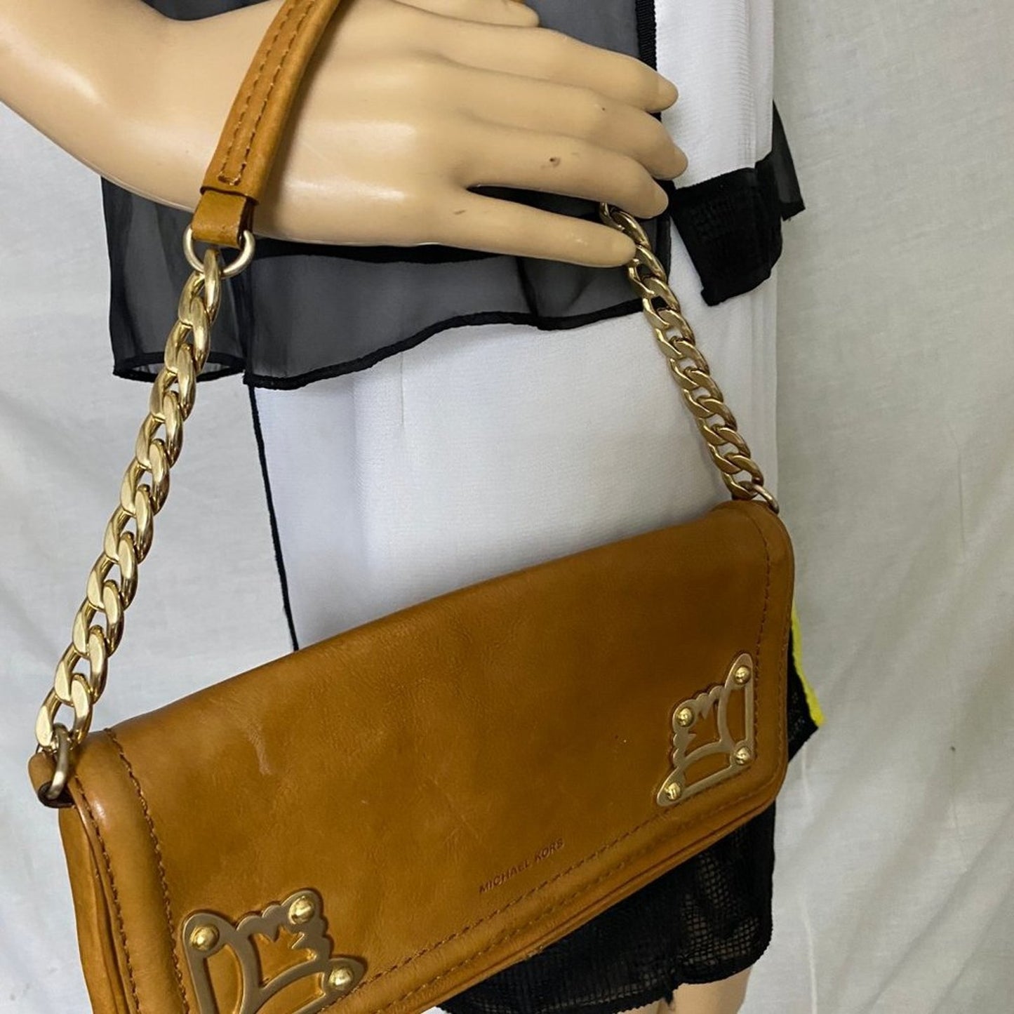Michael Kors Brown Leather Handbag