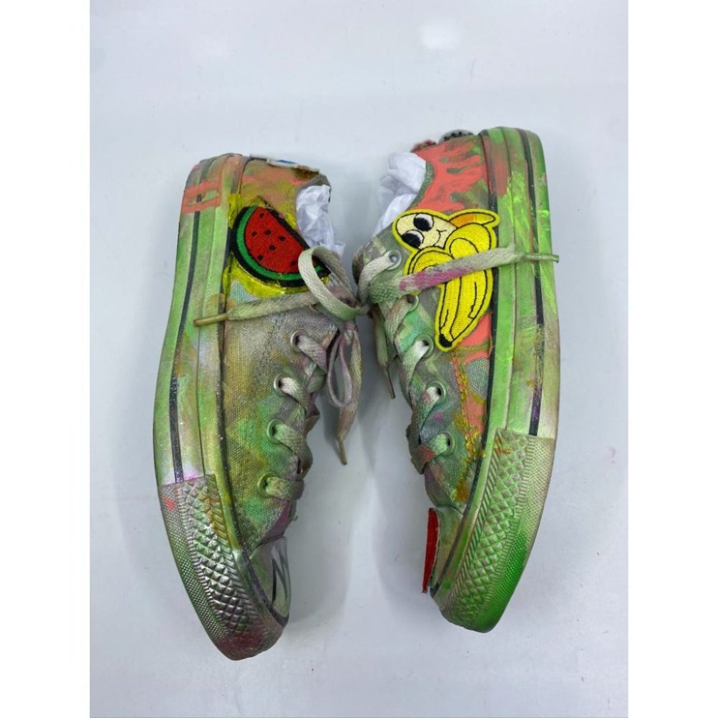 Converse Sneakers Customized Multi Color Women's 6