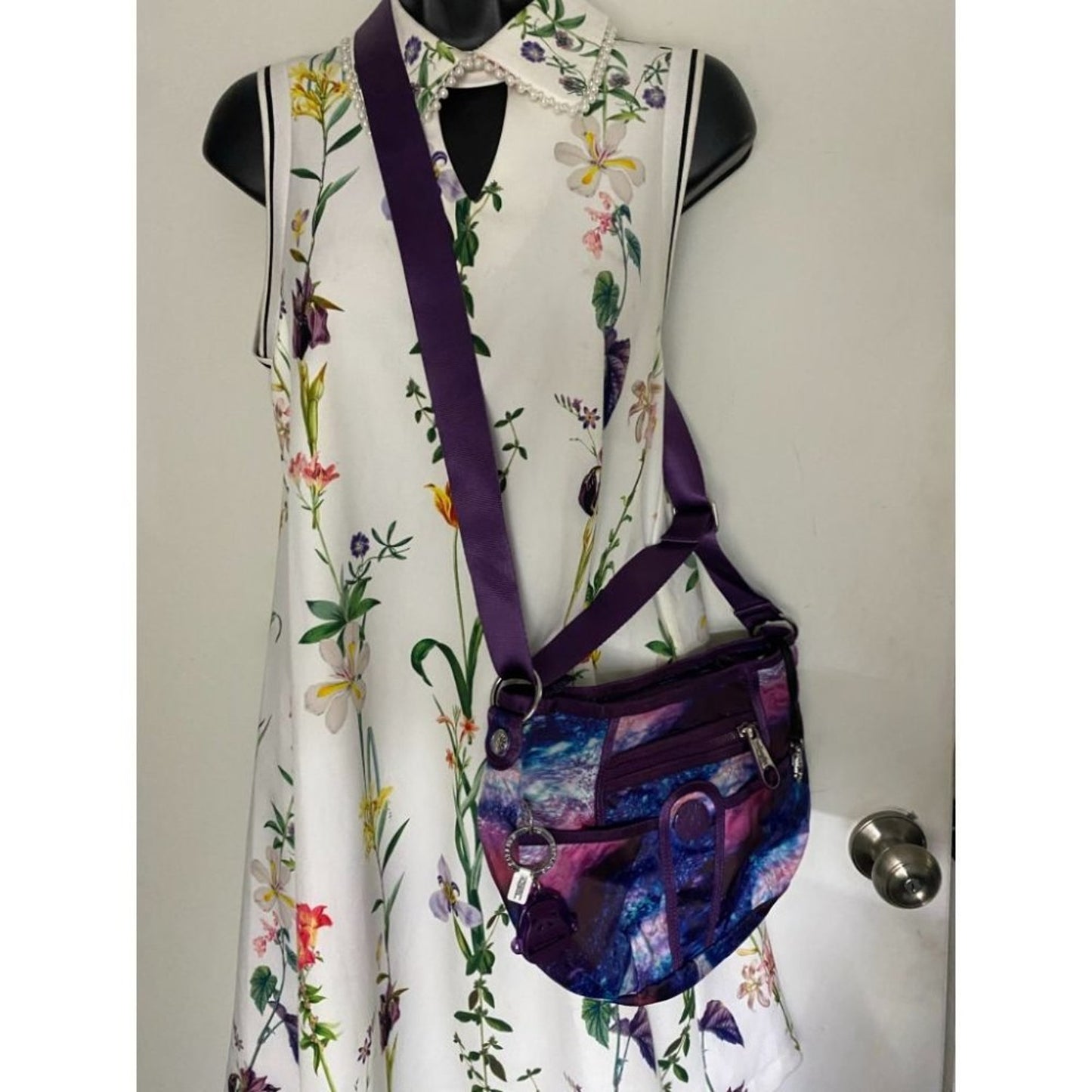 KIPLING Medium Size Multicolor Nylon Crossbody Bag