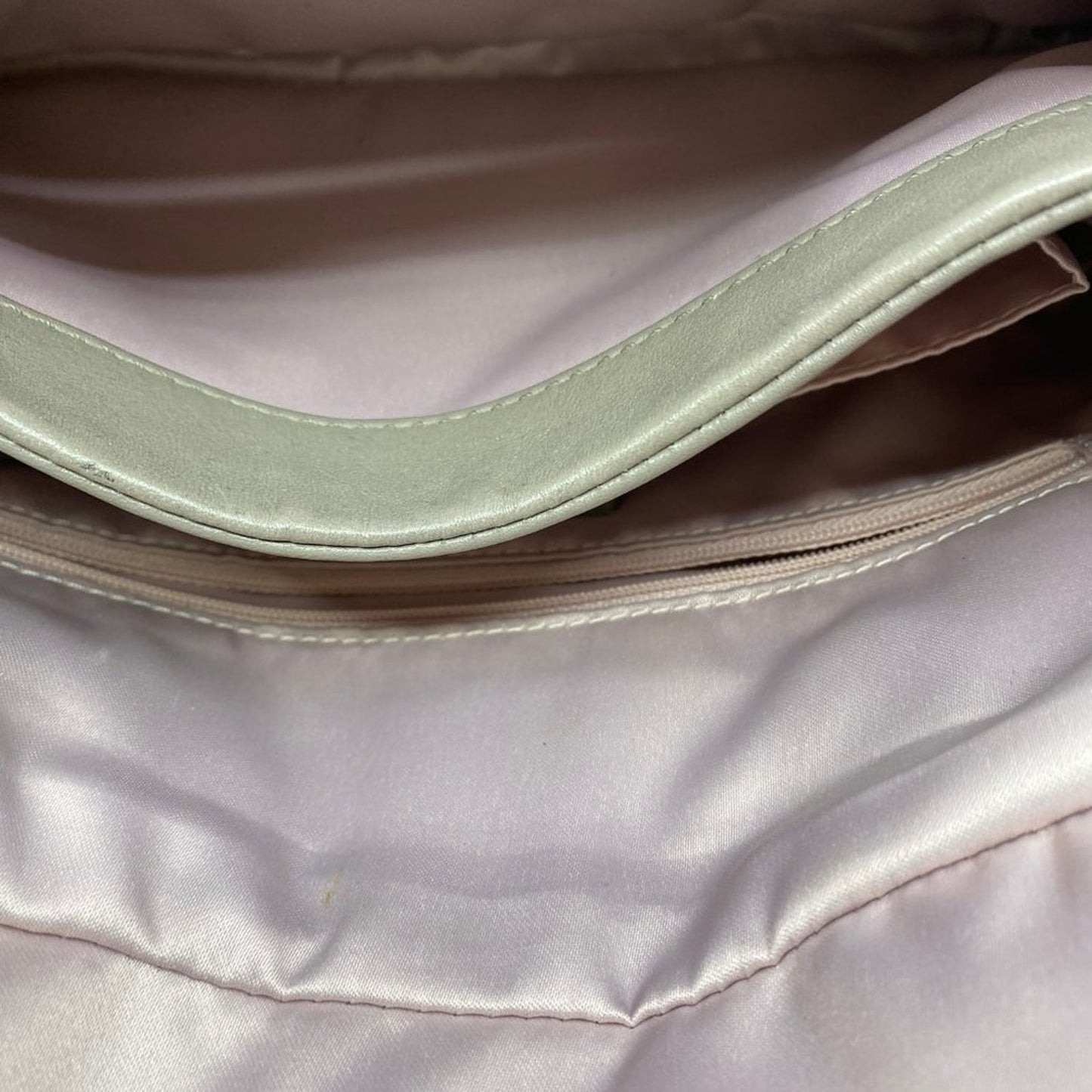 Coach Medium Gray Leather Crossbody Bag/Handbag