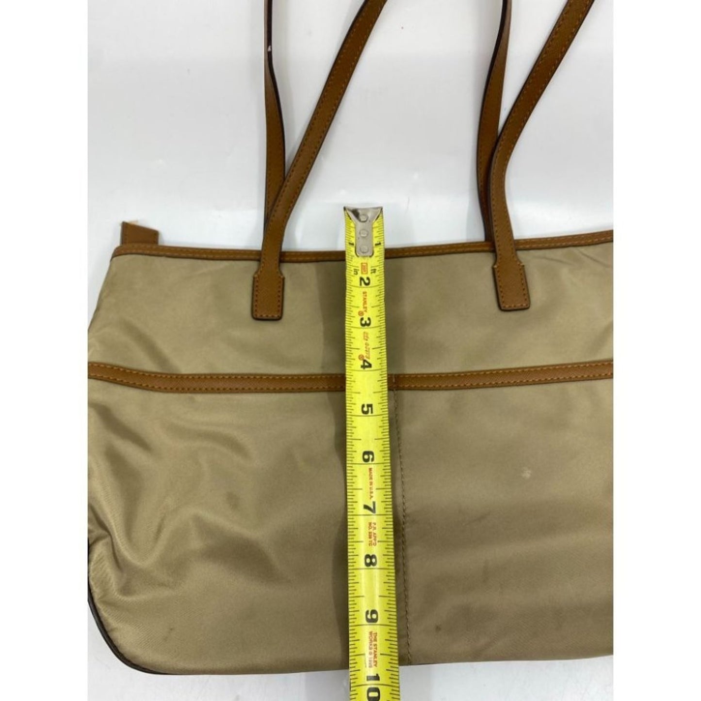 Michael Kors Nylon Tan Shoulder Tote Bag MD to LG