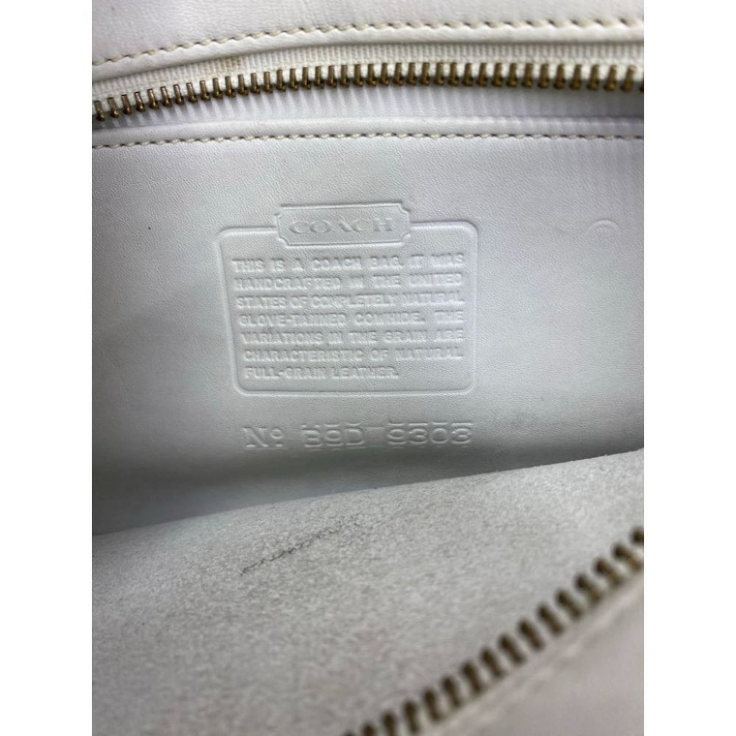 Coach Handbag White Customized with Applique