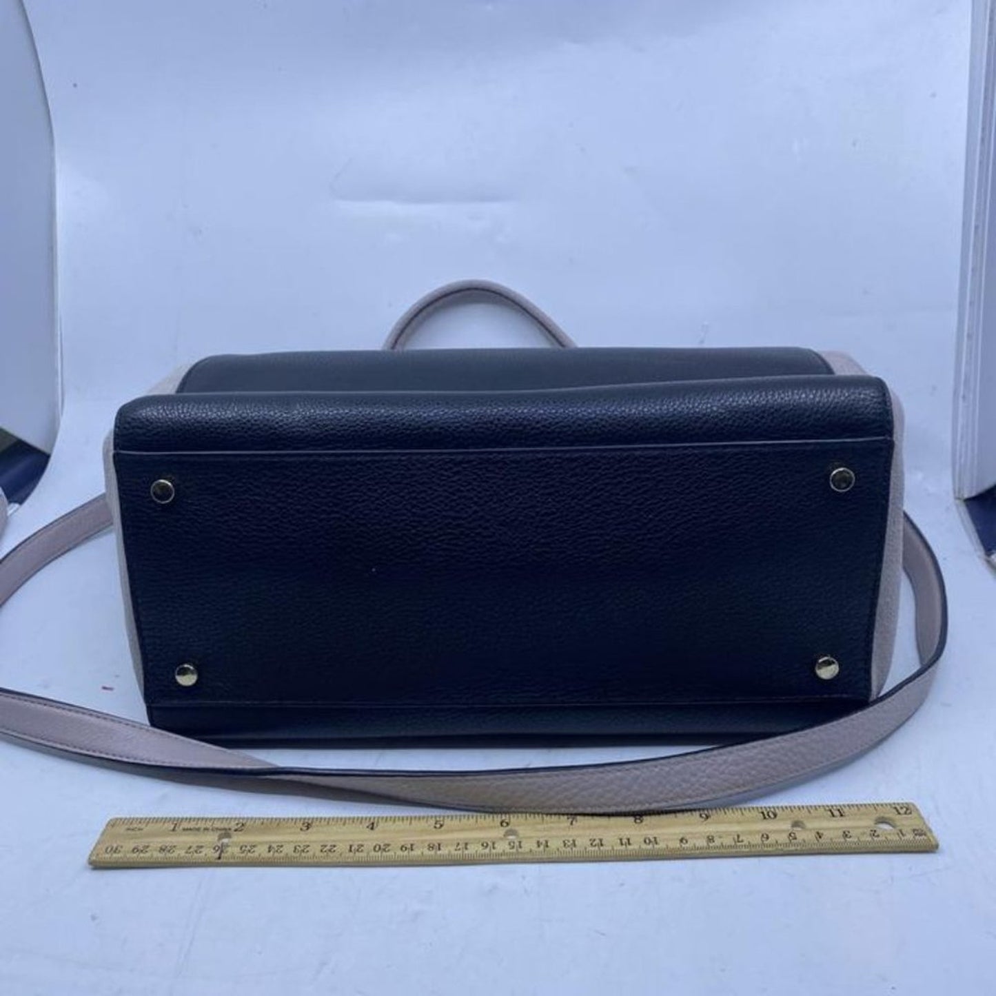 Kate Spade Snakeskin Print Handbag Blackgray Leather Shoulder Bag