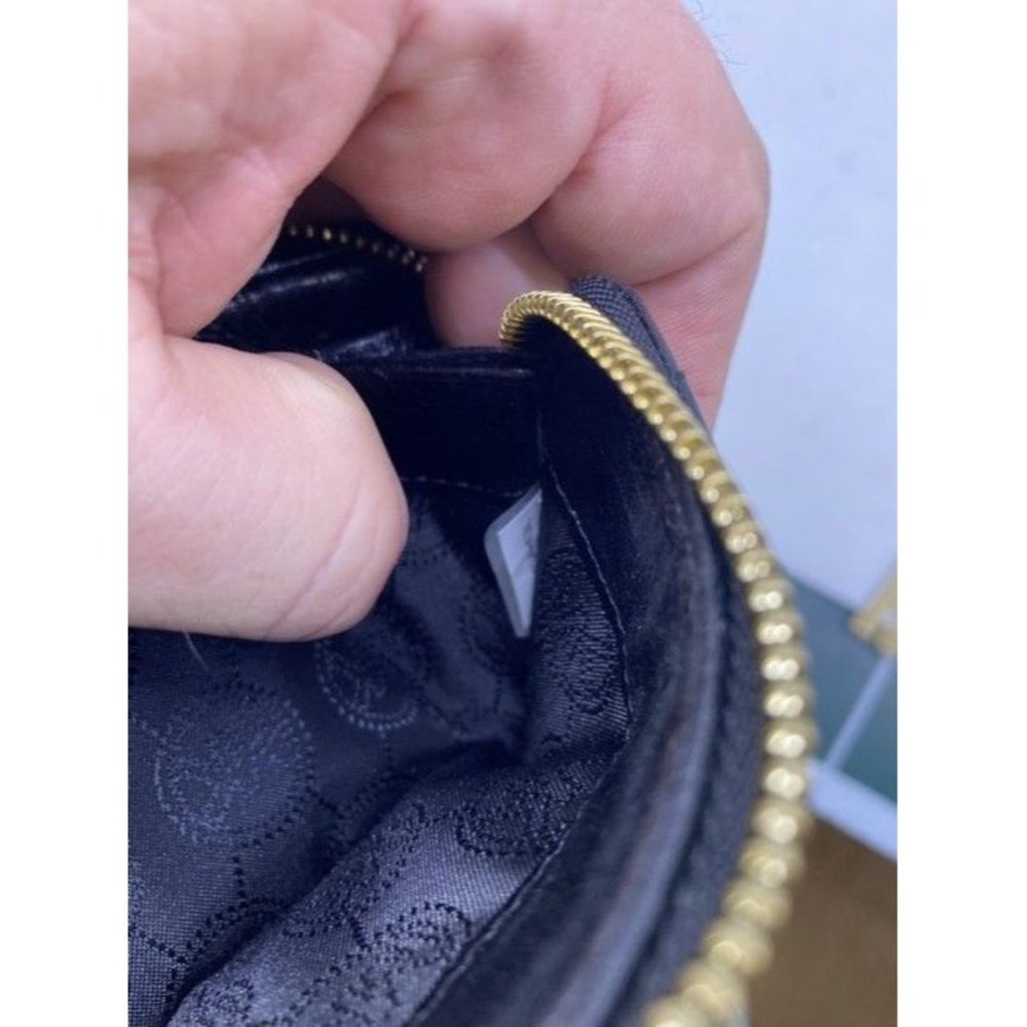 Michael Kors Black Quilted Leather Wallet