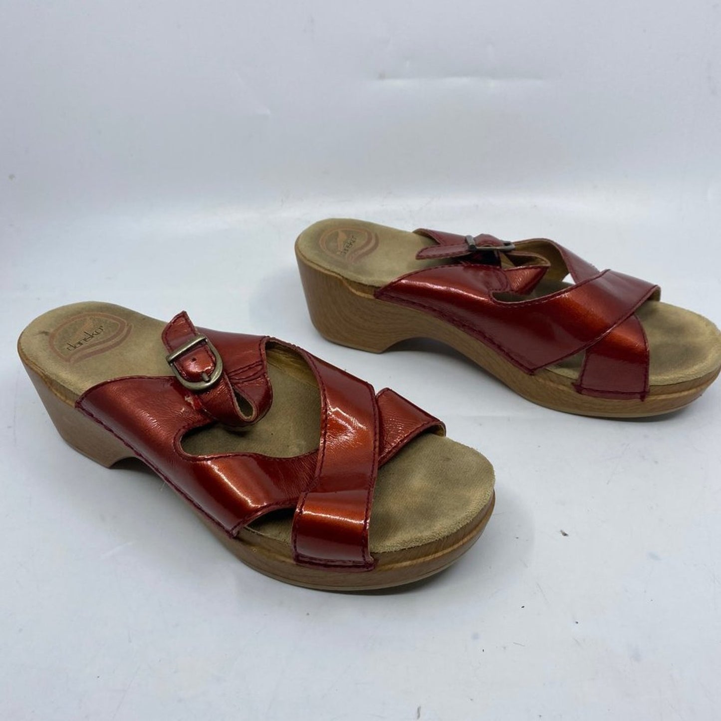 Dansko Red Open Toe size 38