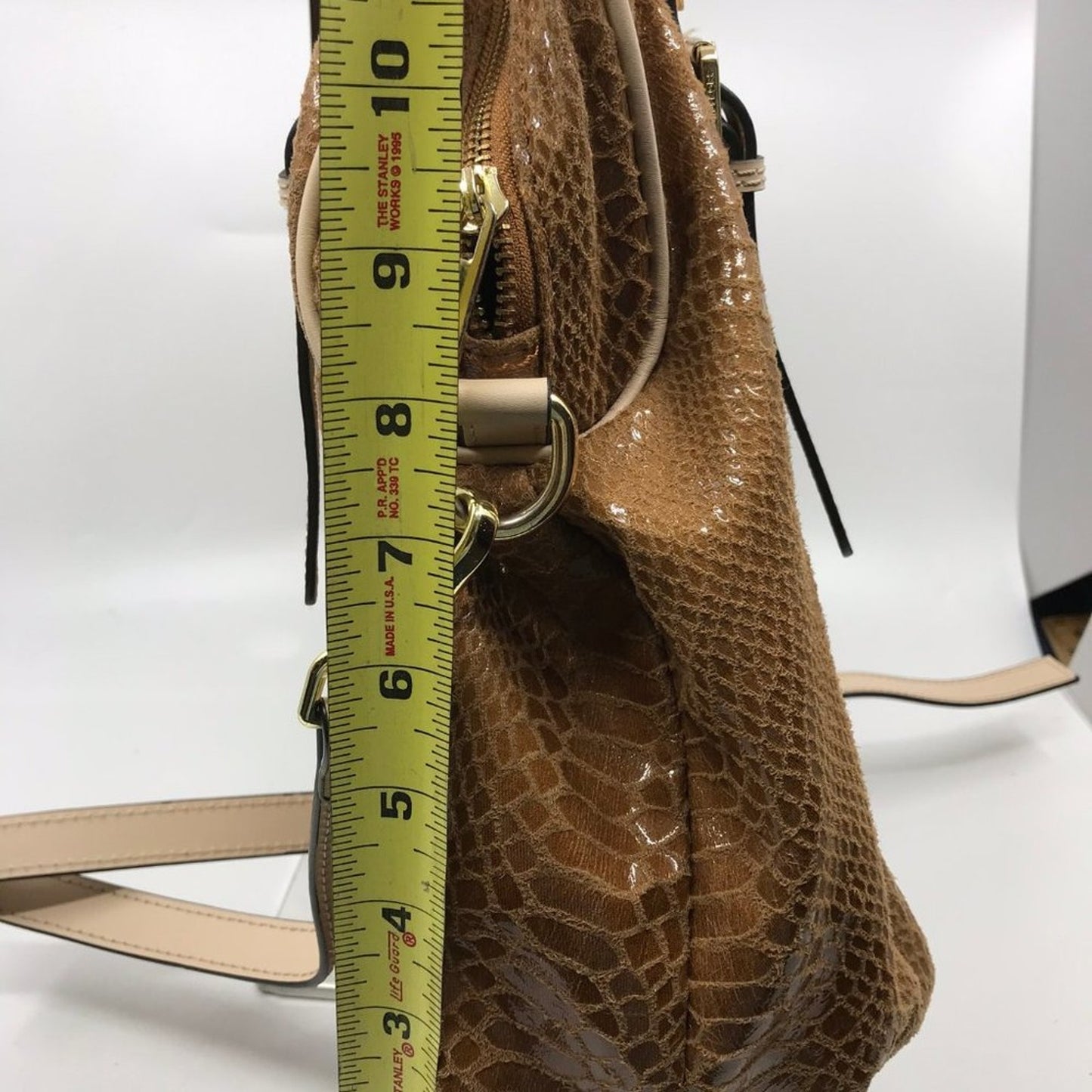 Michael Kors Snake Print Leather CrossBody Bag