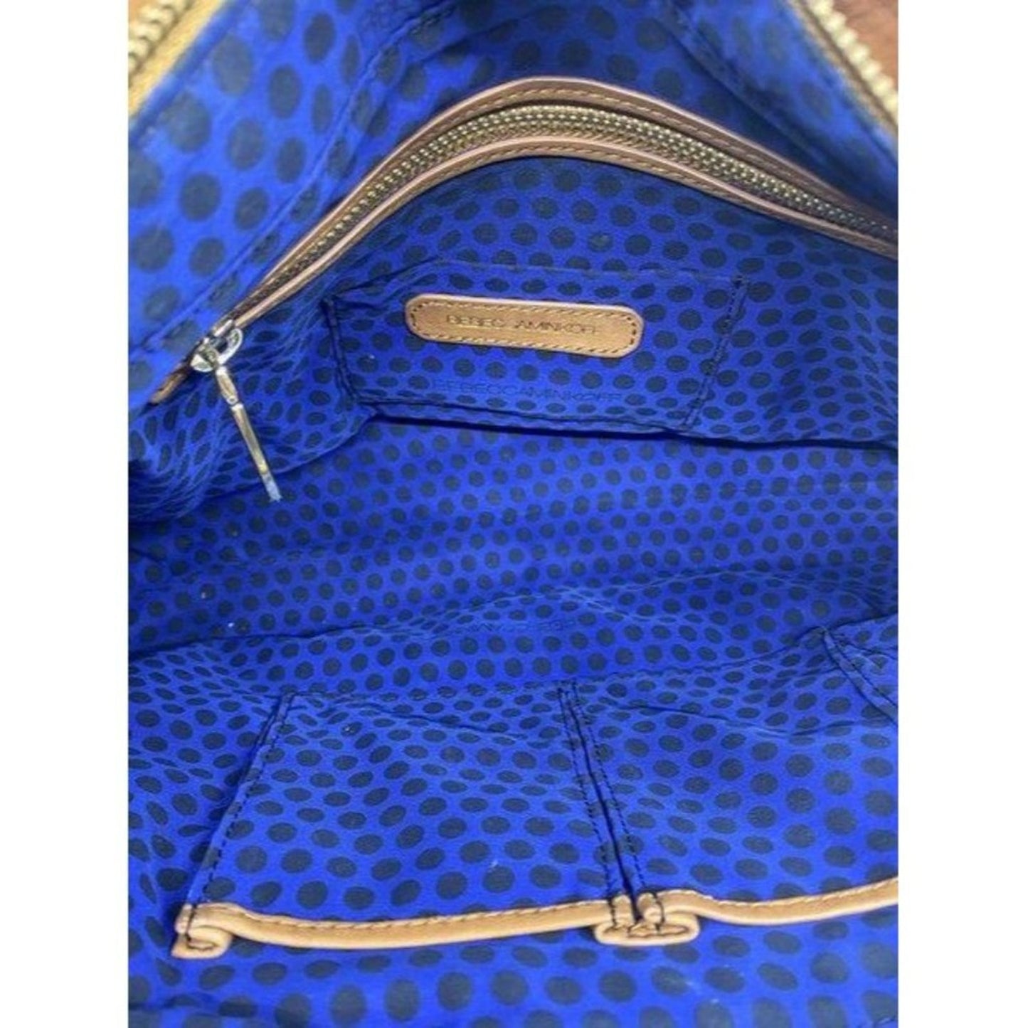 rebecca minkoff woven neon leather cross body bag