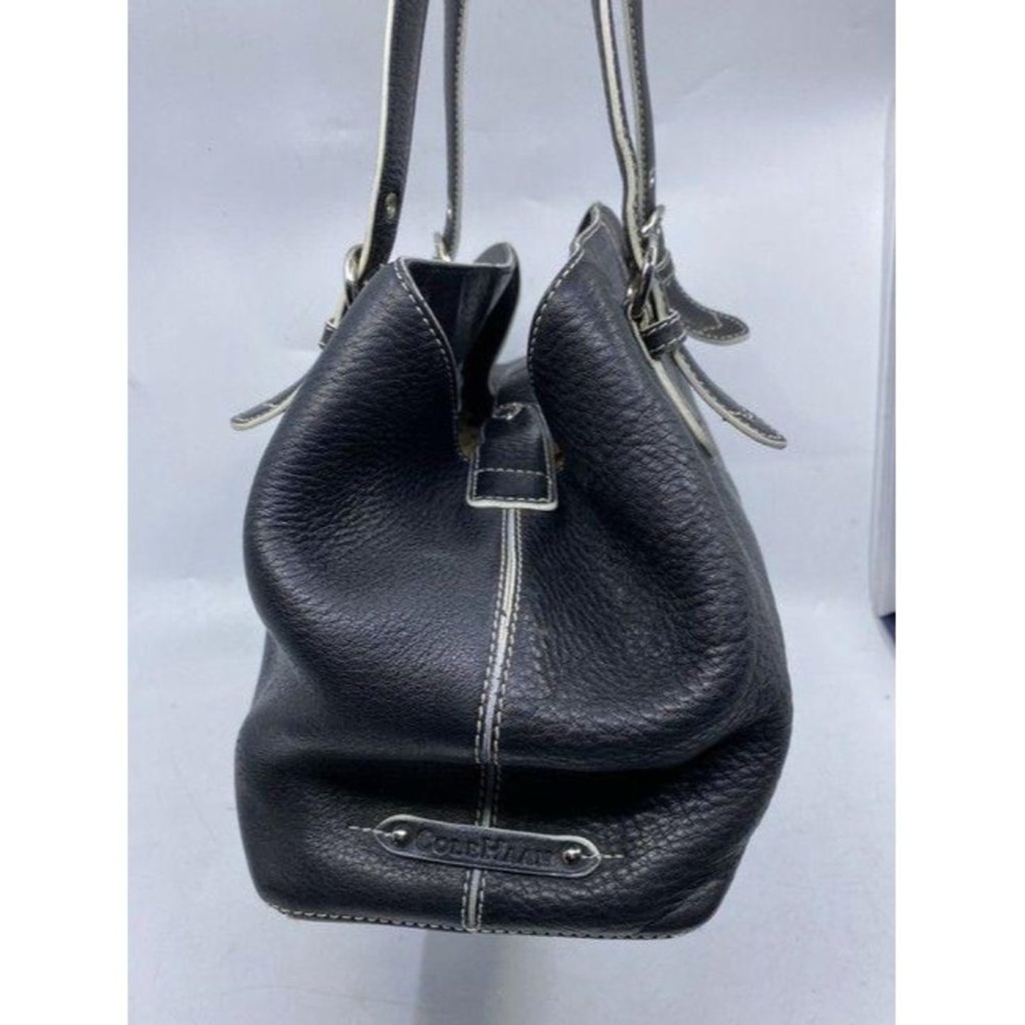 Cole Haan black leather shoulder bag