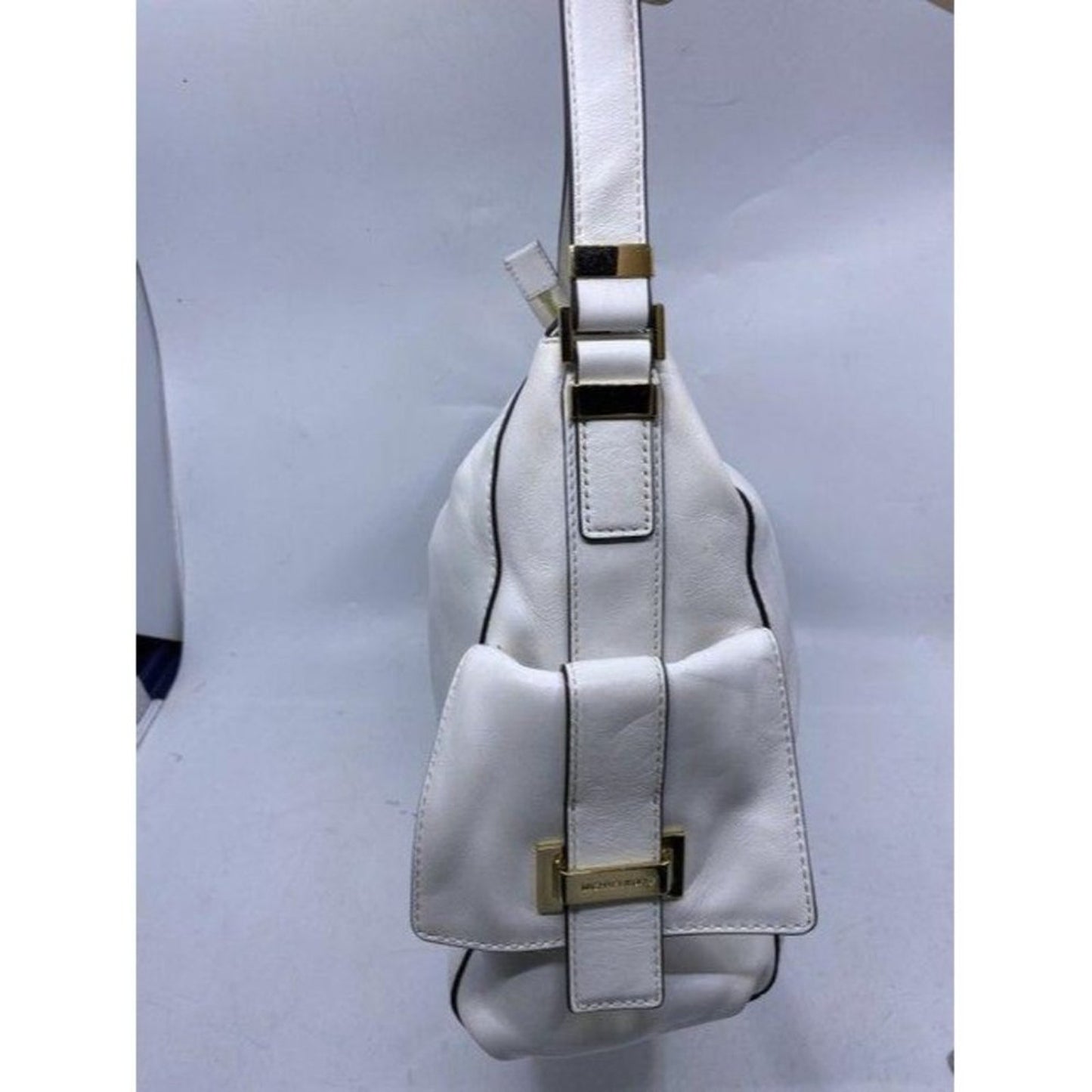 michael kors msrp white leather shoulder bag