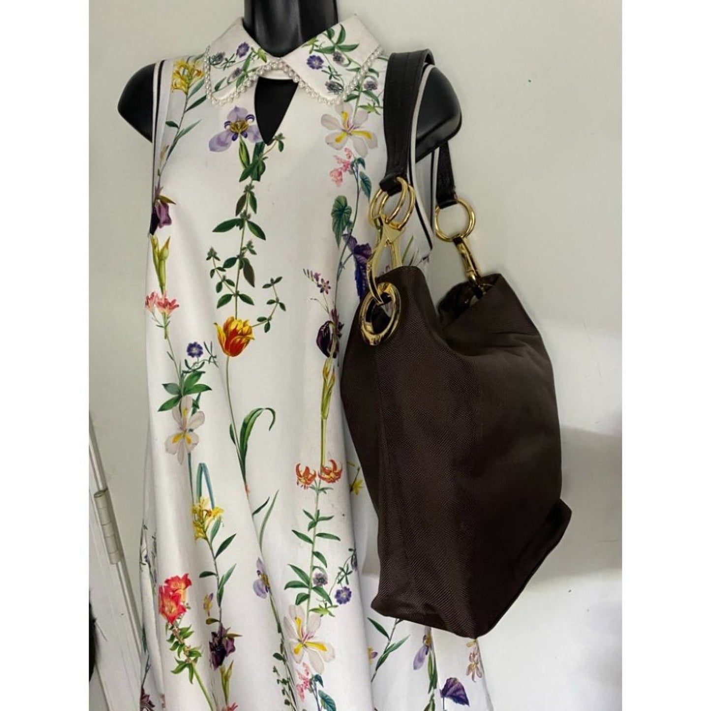 JPK Paris Brown Large Nylon Tote Bag