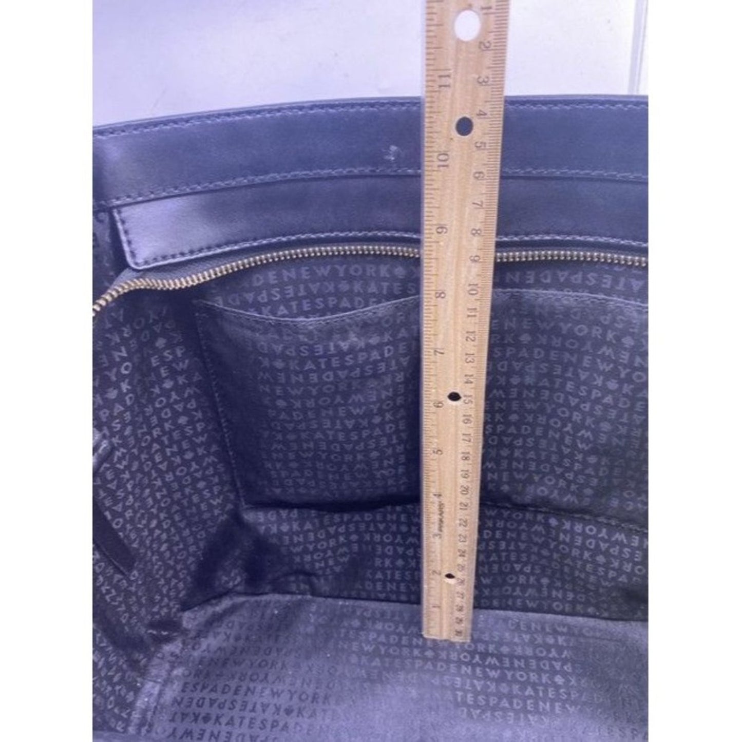 Kate Spade Large Shopper Black Leather Shoulder Bag