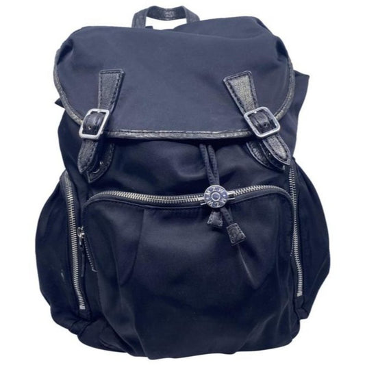 Mz Wallace Cece Moto Black Nylon Backpack