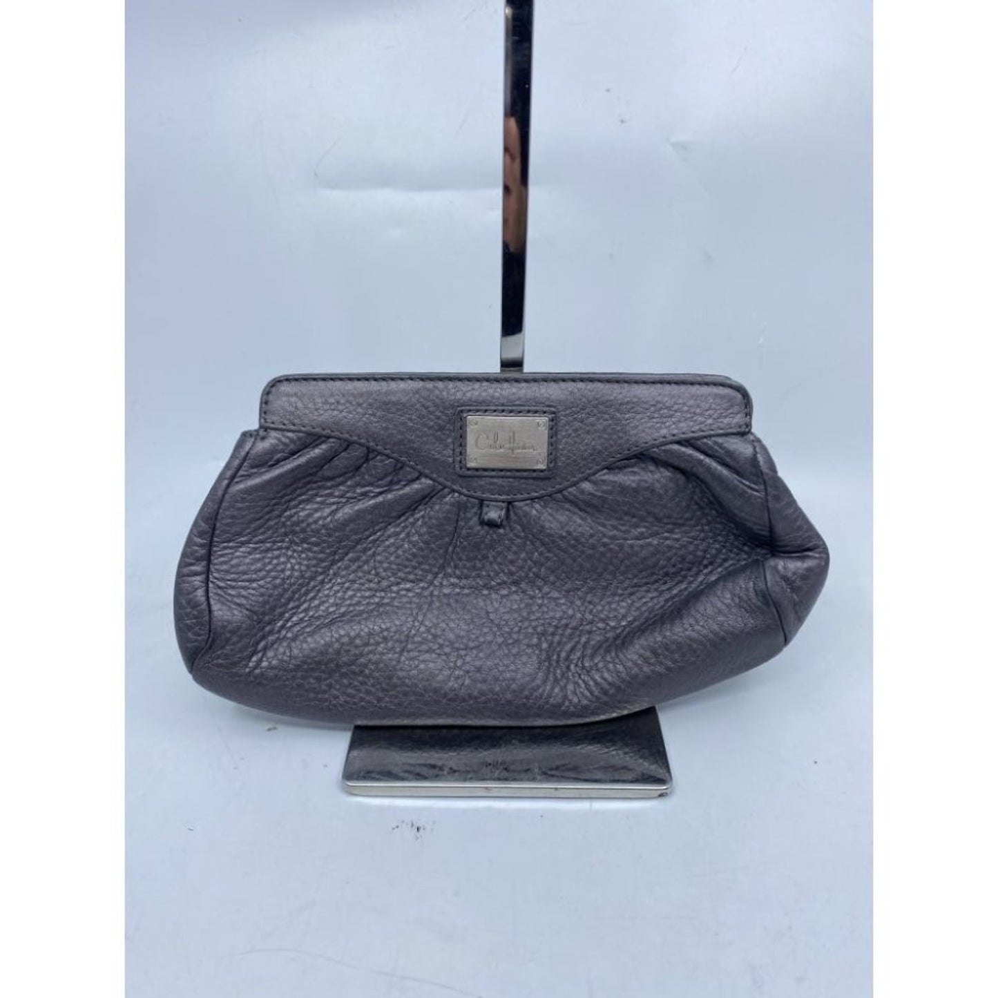 Cole Haan Gray Leather Clutch