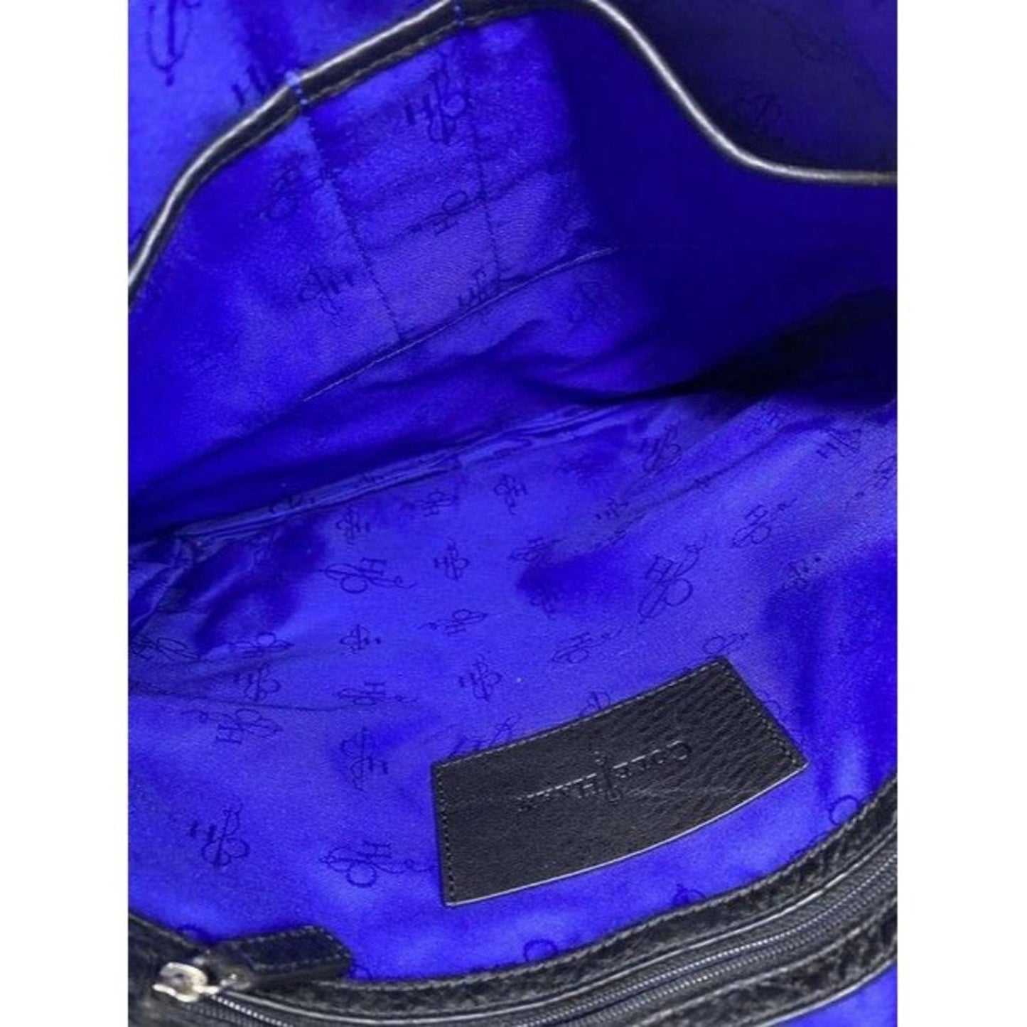 cole haan xl black leather shoulder bag