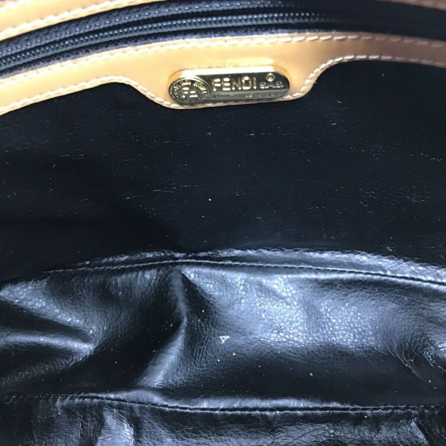 FENDI Vintage Crossbody Customized W Lace In Neon