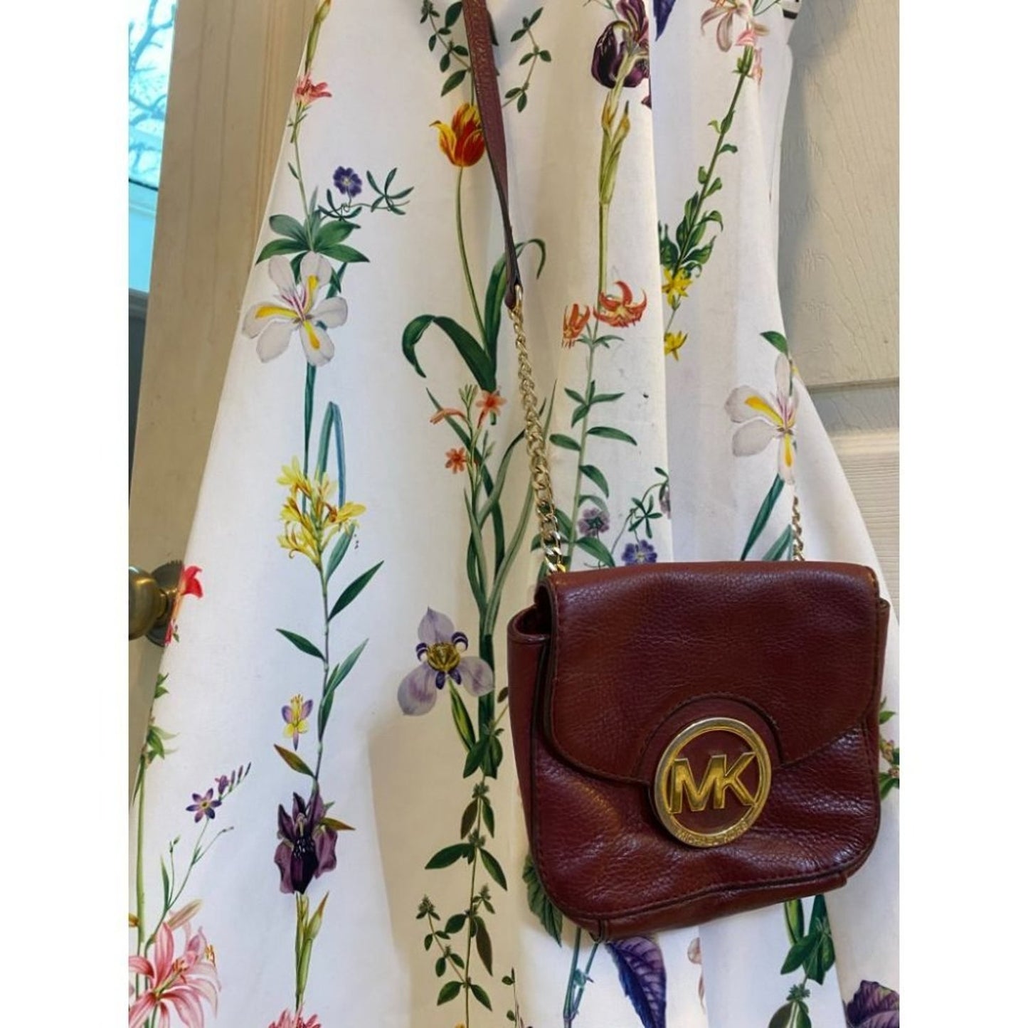 Michael Kors Brown Mini Crossbody Bag