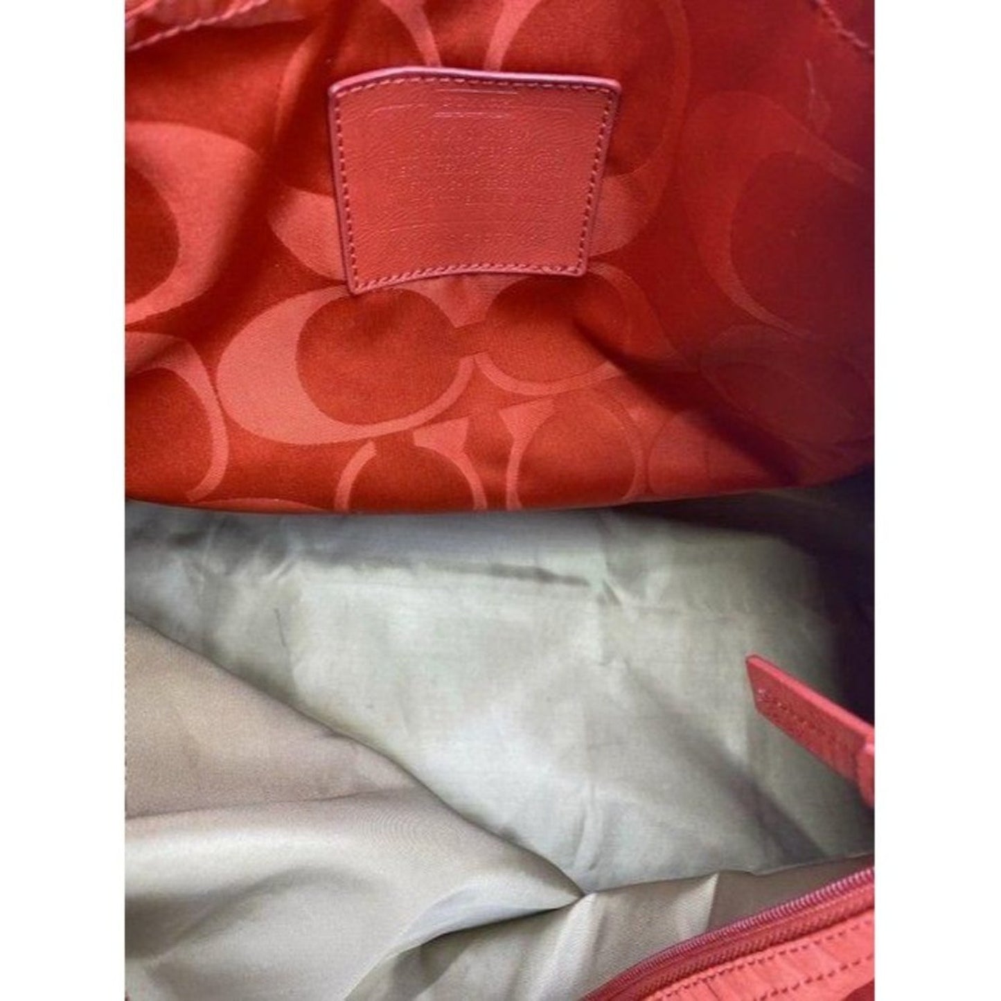 coach w w detachable specialty tie accent coral sh
