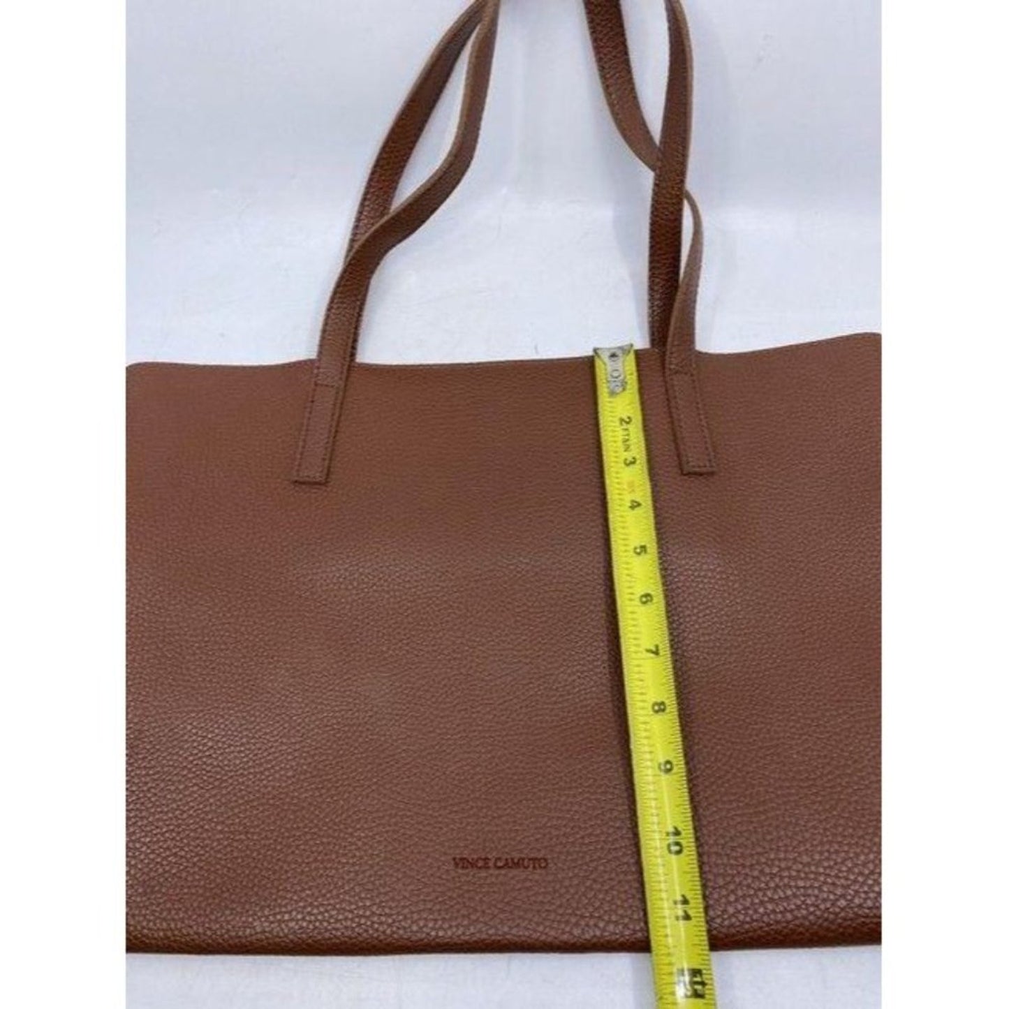 Vince Camuto msrp bronze leather shoulder bag