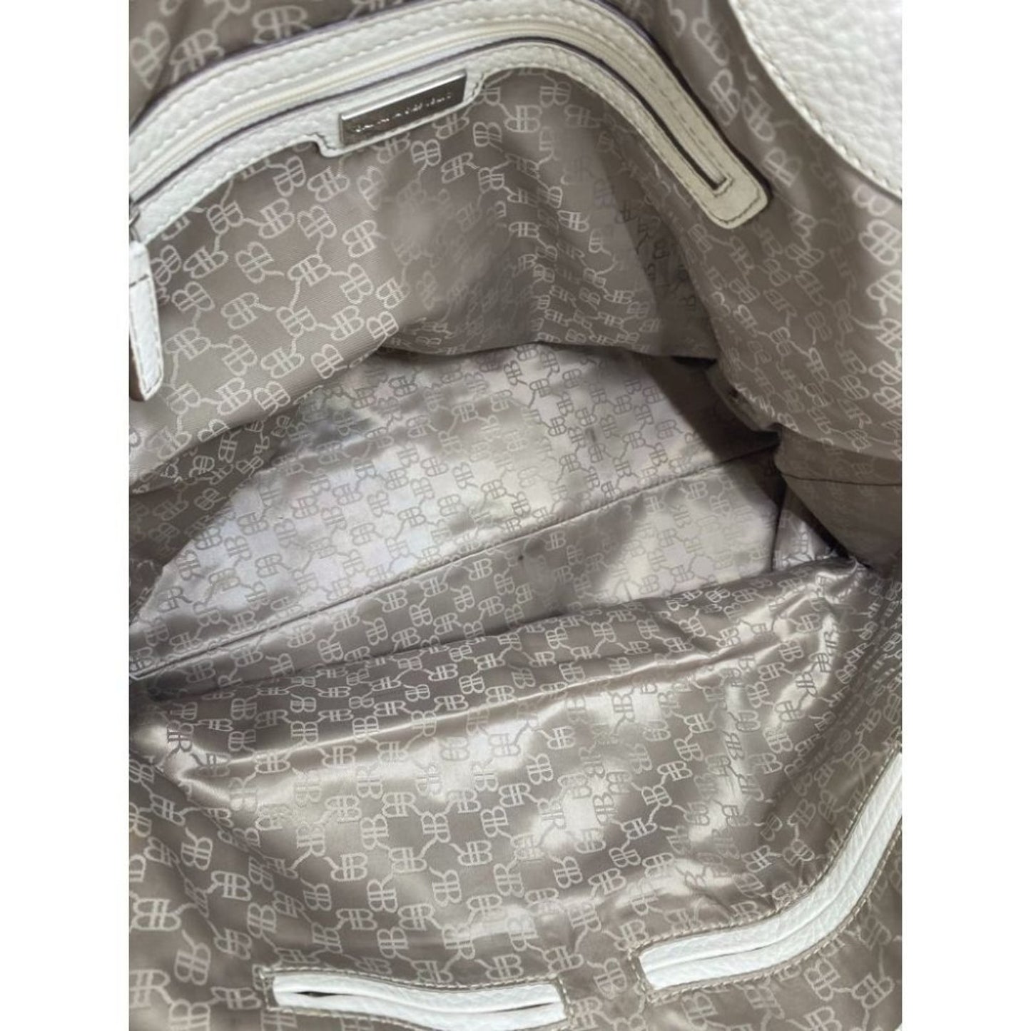 Banana Republic White Large Leather Tote Bag