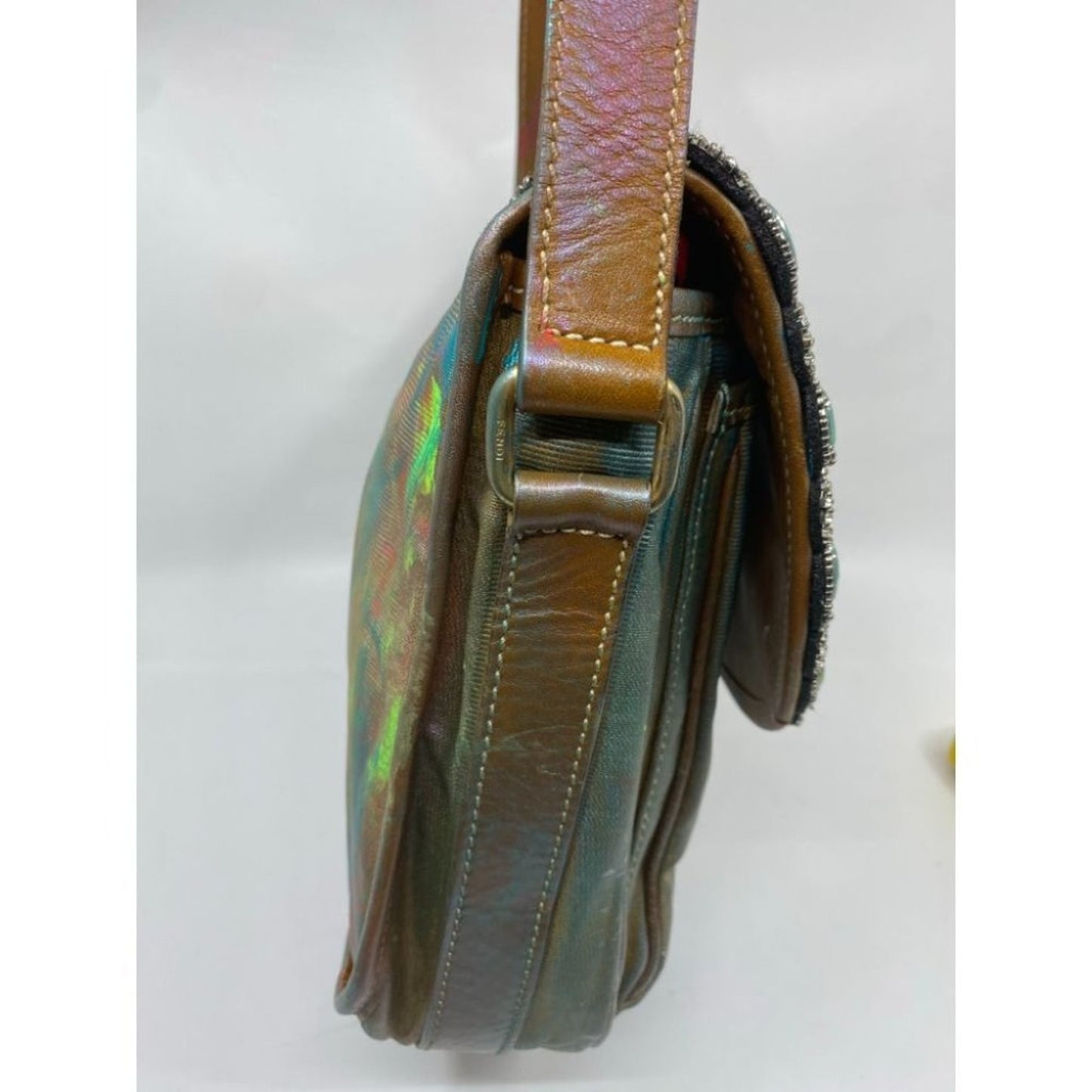Vintage FENDI Customized with trims and Graffiti
