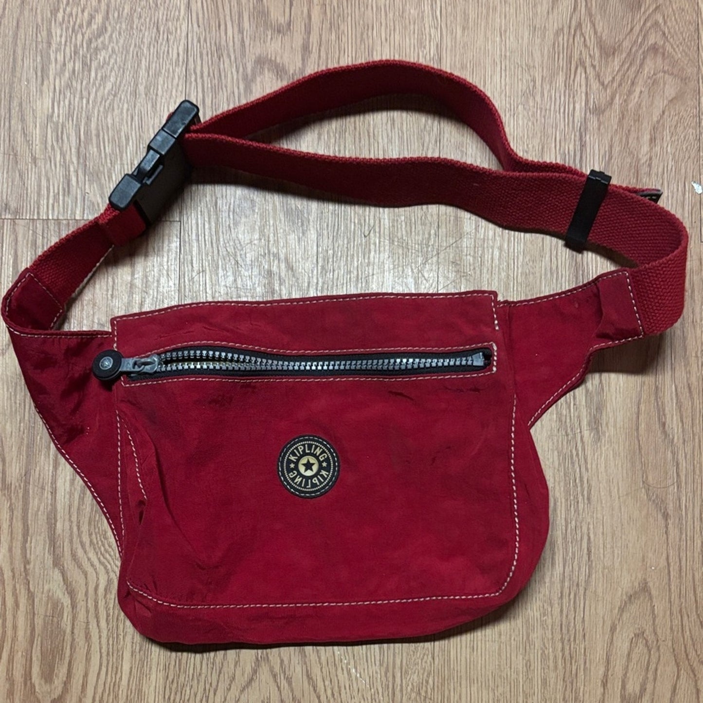 Kipling Bold Red Belt Bag for Men