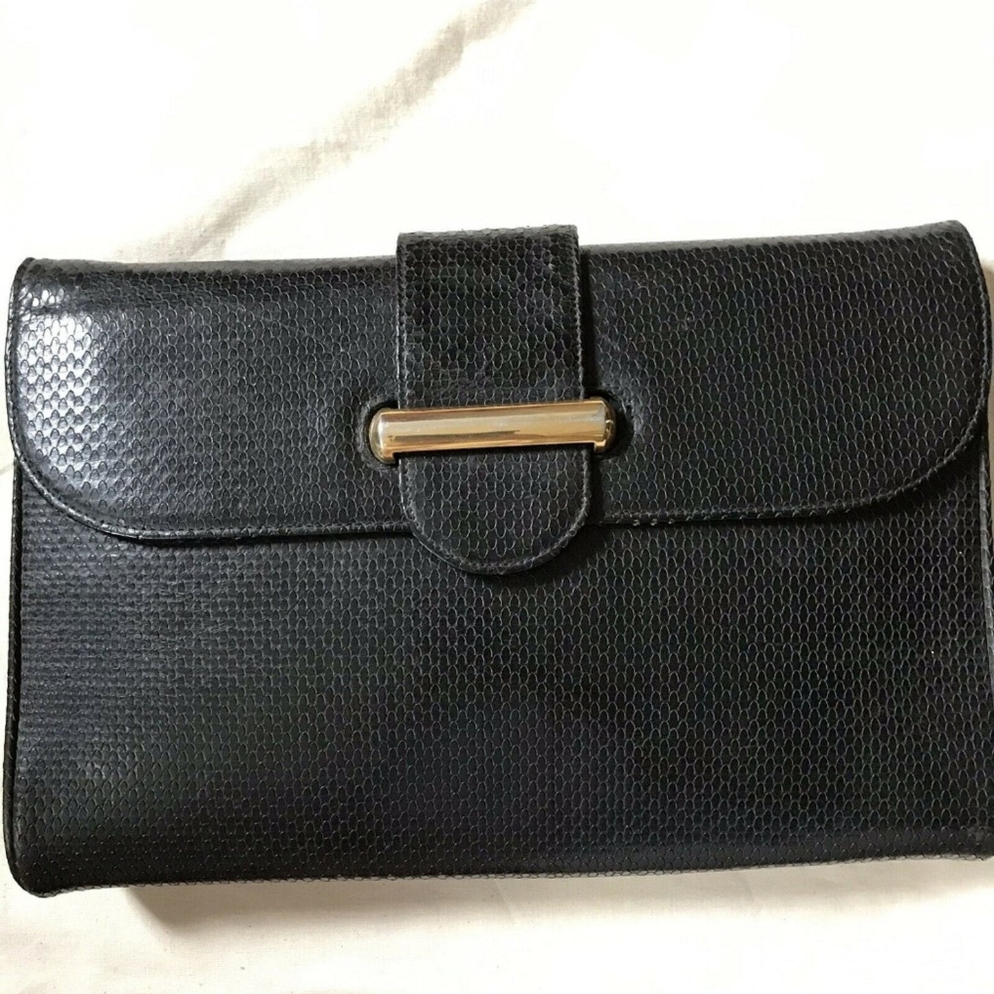 FRATELLI ROSSETTI Python Skin Clutch Vintage