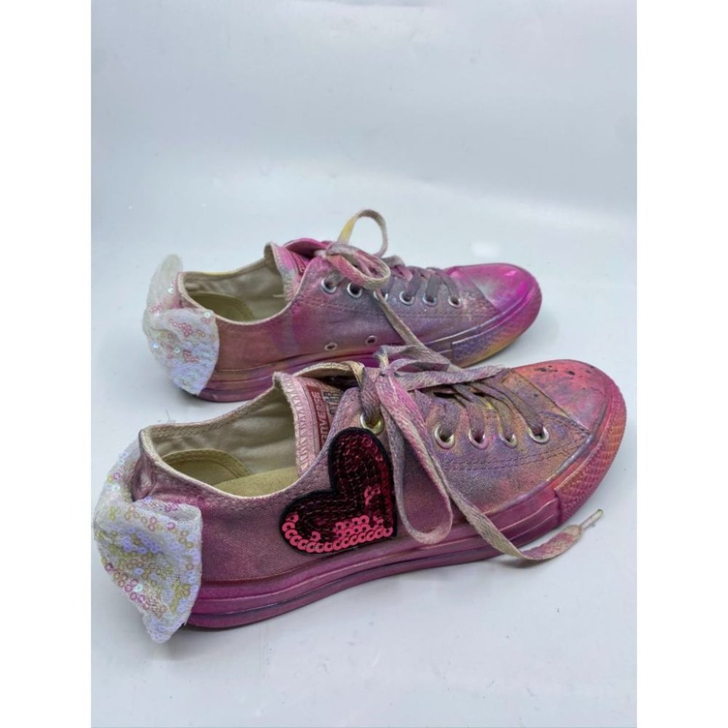Converse Sneakers Customized Multicolor Women's 7