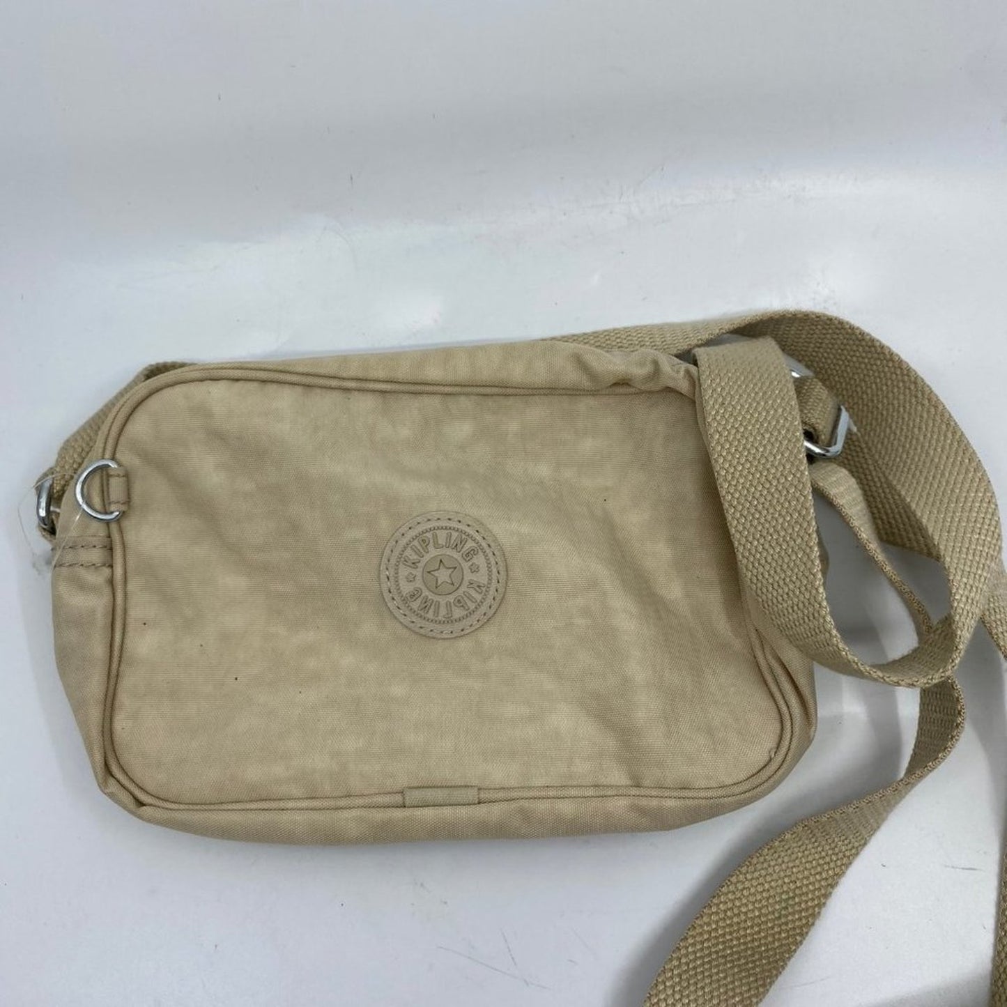 Kipling Tan Nylon Mini Crossbody Bag