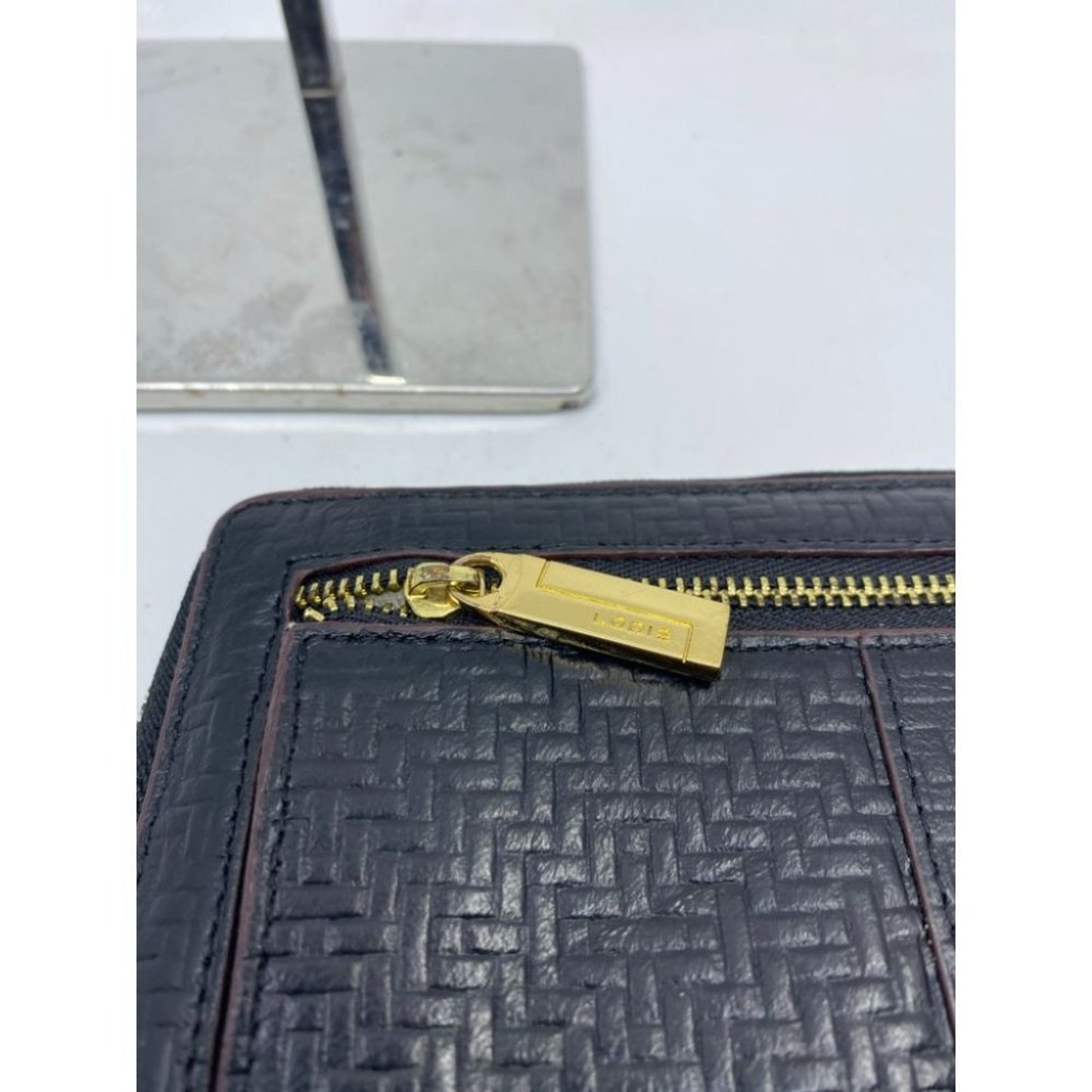 NWOT Lodis Black Leather Wallet