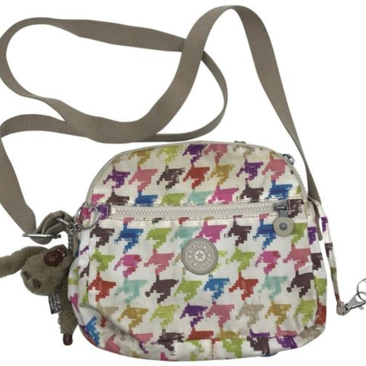 Kipling Multi Color Nylon Cross Body Bag
