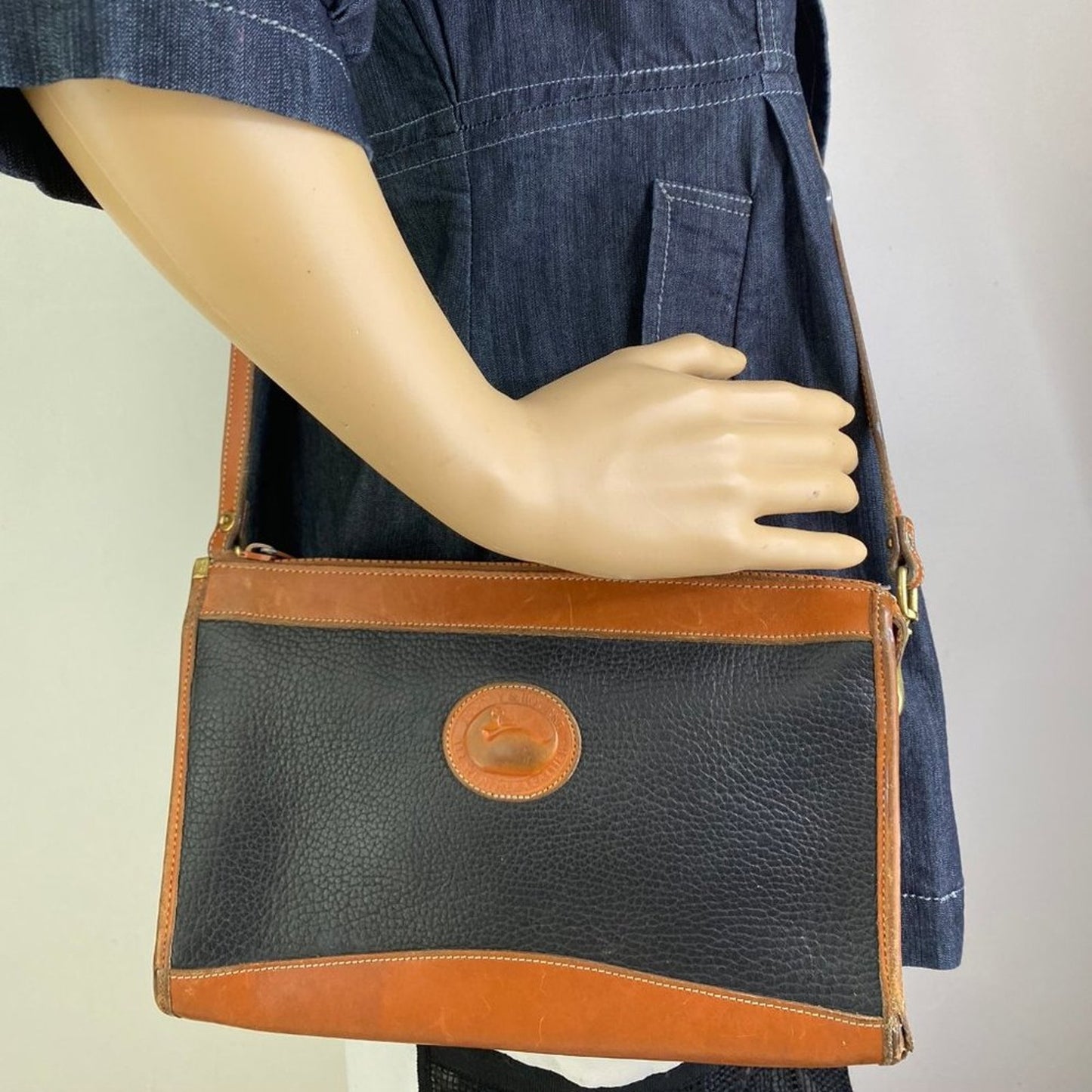 DOONEY & BOURKE Black All Weather Leather Bag