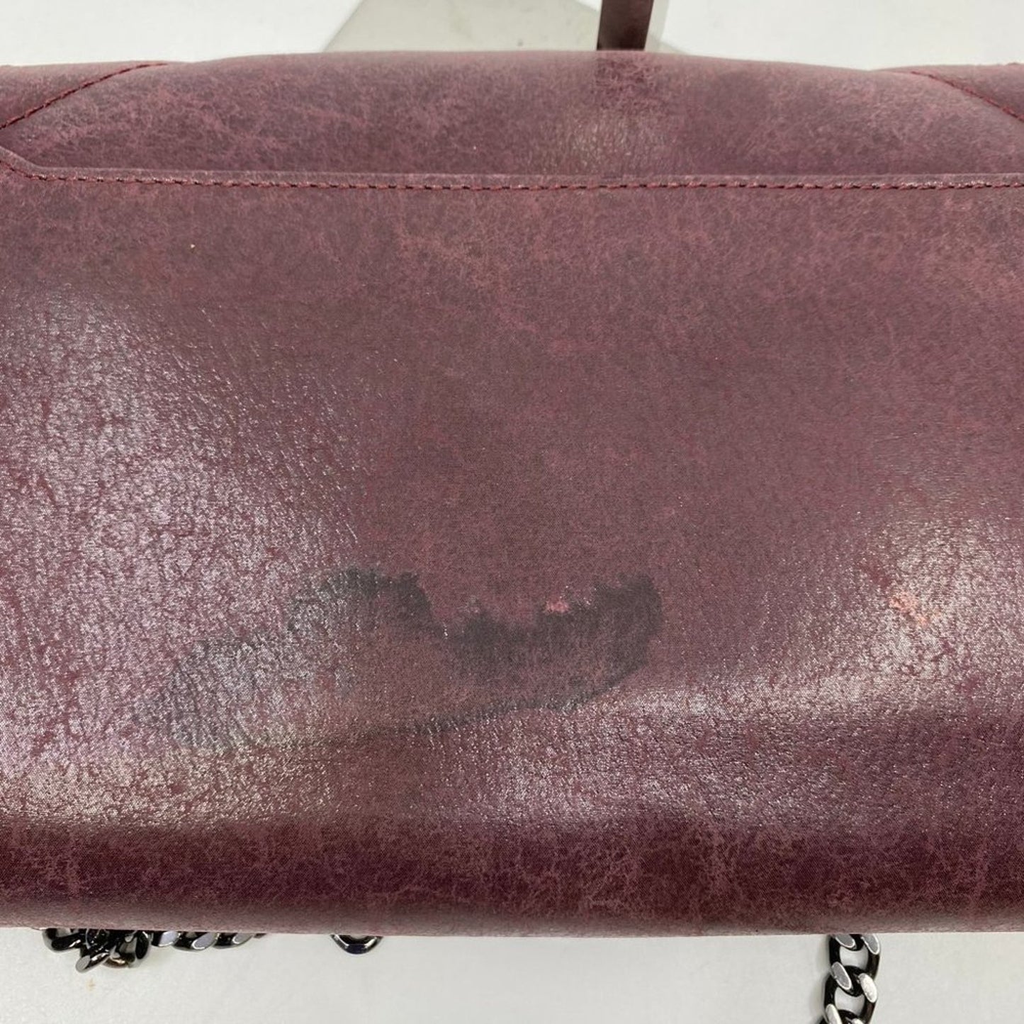 Botkier Red Brown Leather Mini Shoulder Bag