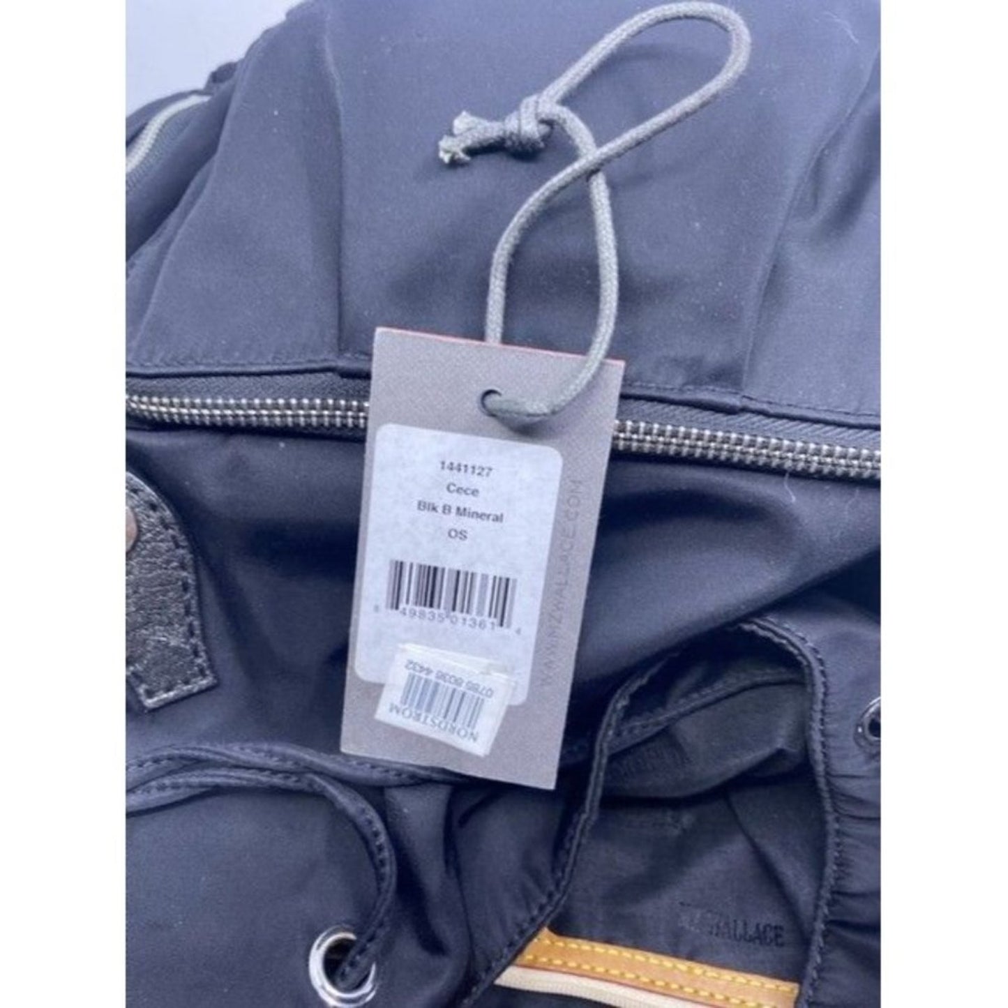 Mz Wallace Cece Moto Black Nylon Backpack