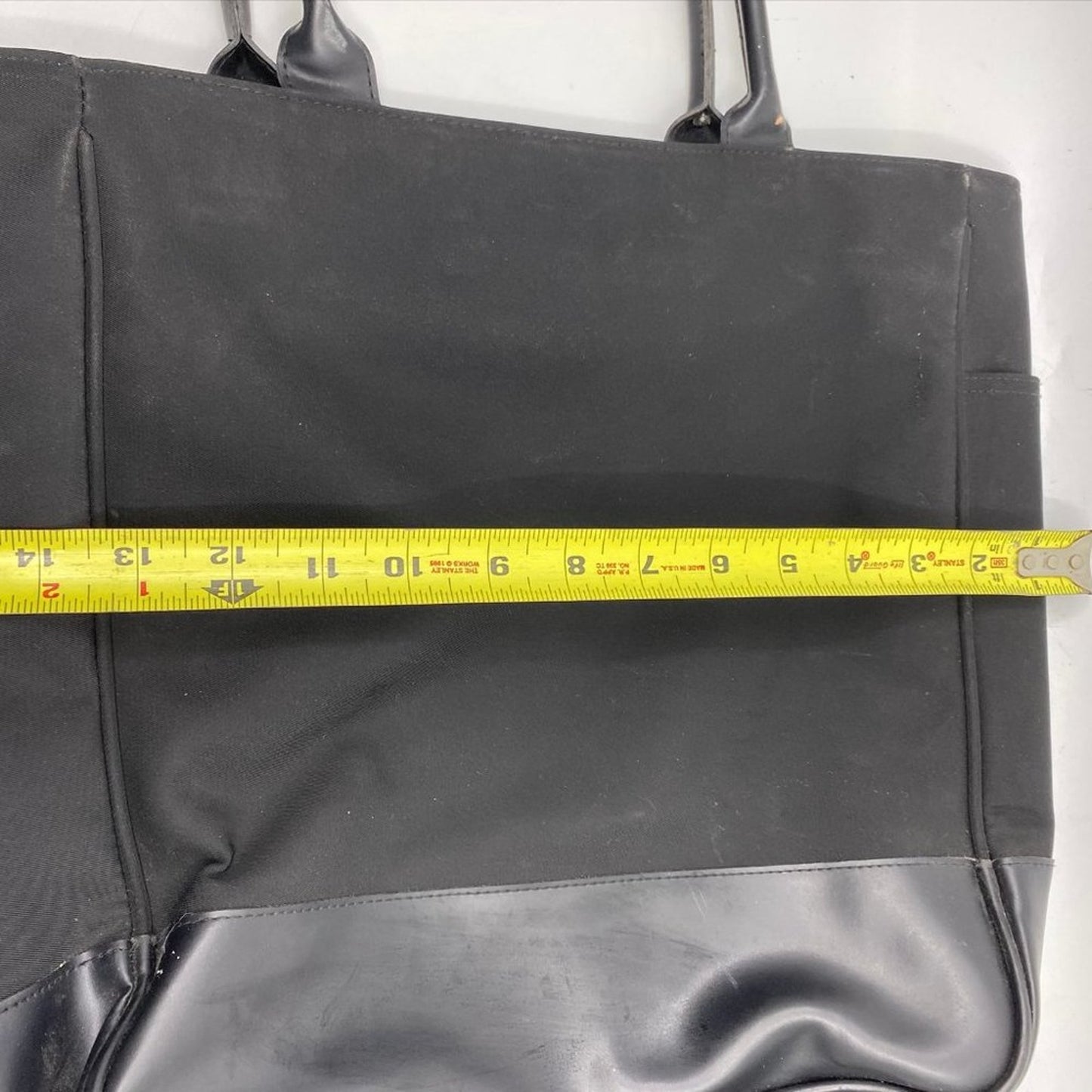 Calvin Klein Black Large Fabric Shoulder Bag