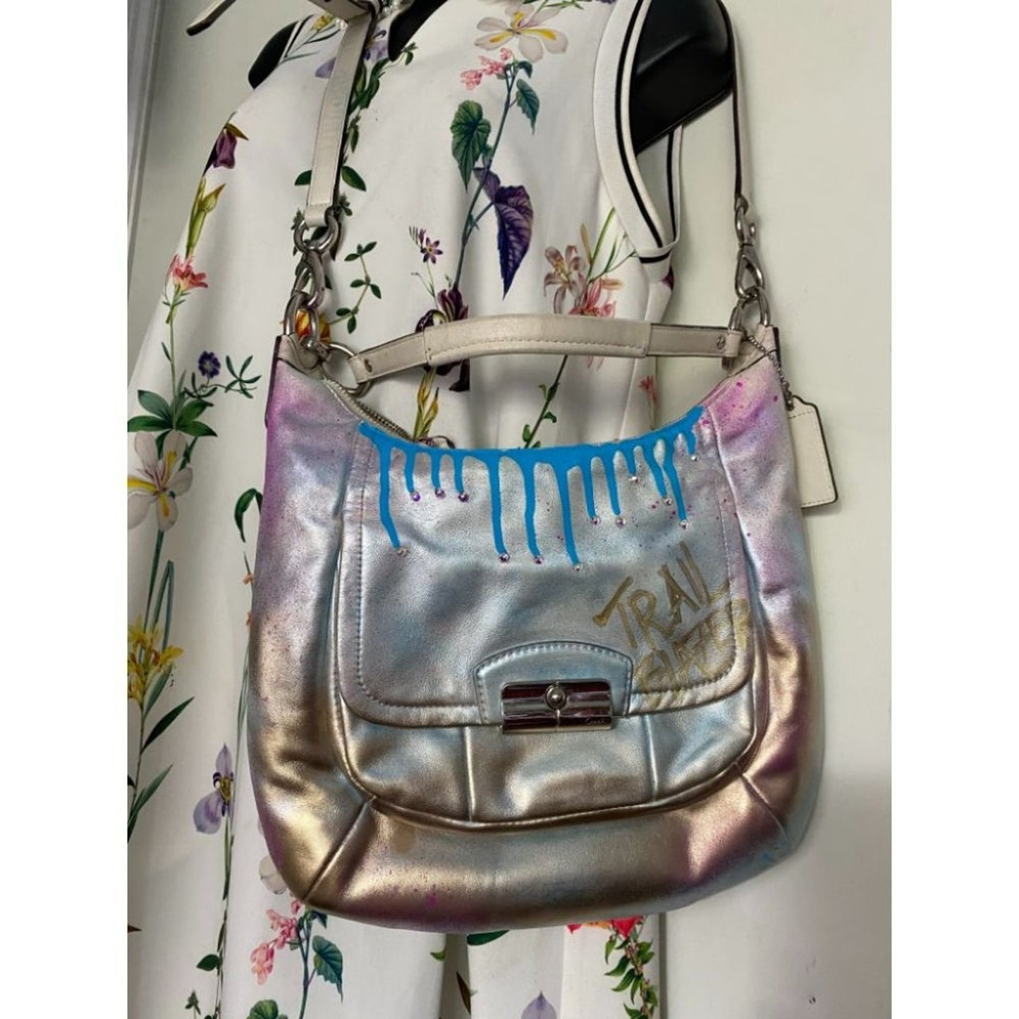 Coach Leather Crossbody Multicolor Customized