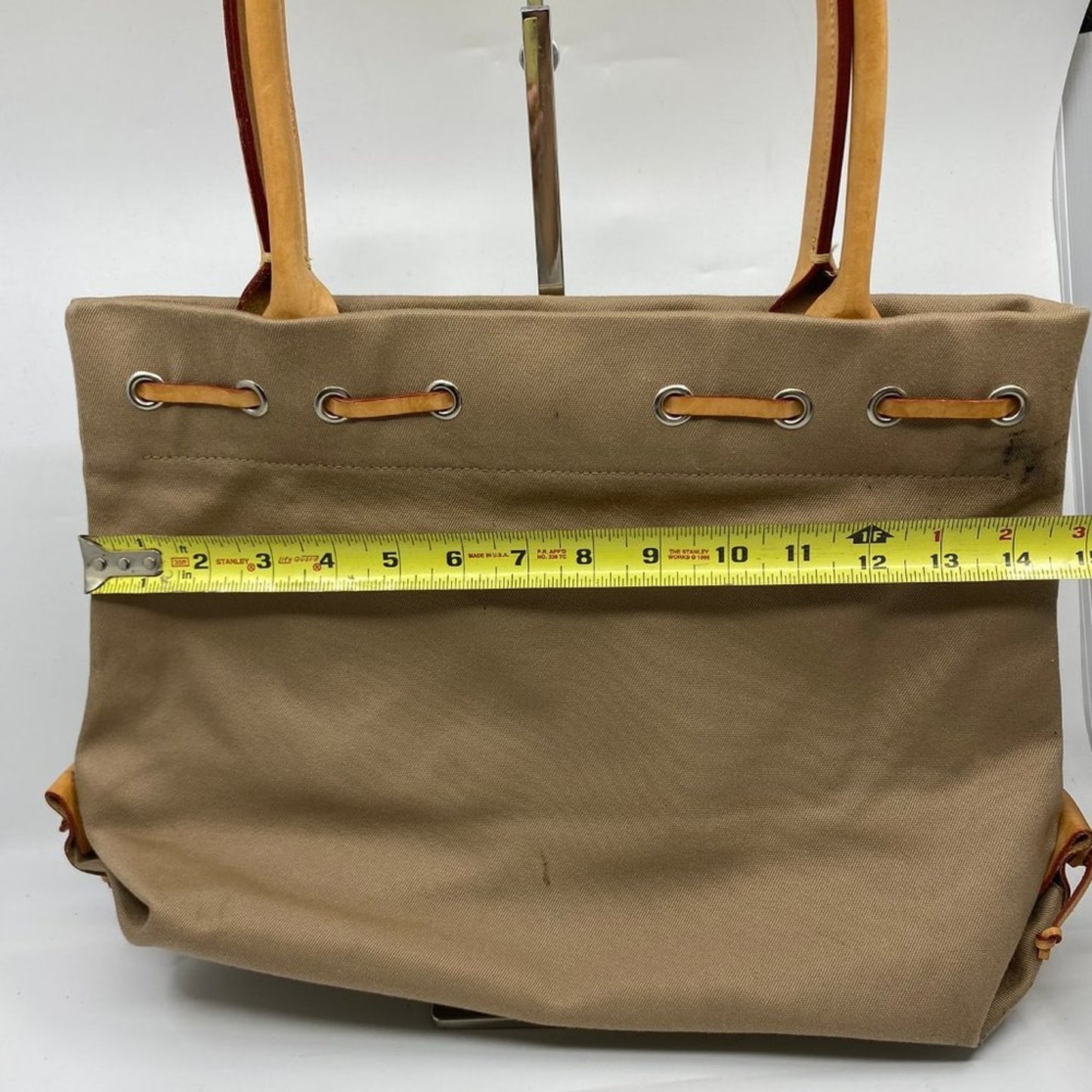 Dooney & Bourke XL Size Tan Nylon Shoulder Bag