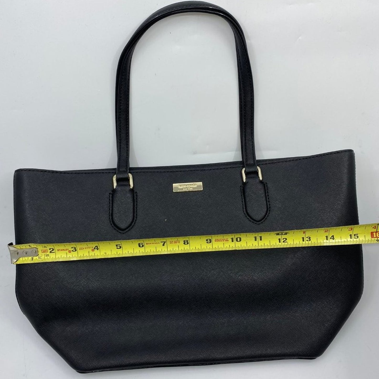 Kate Spade Black Large Saffiano Leather Tote Bag