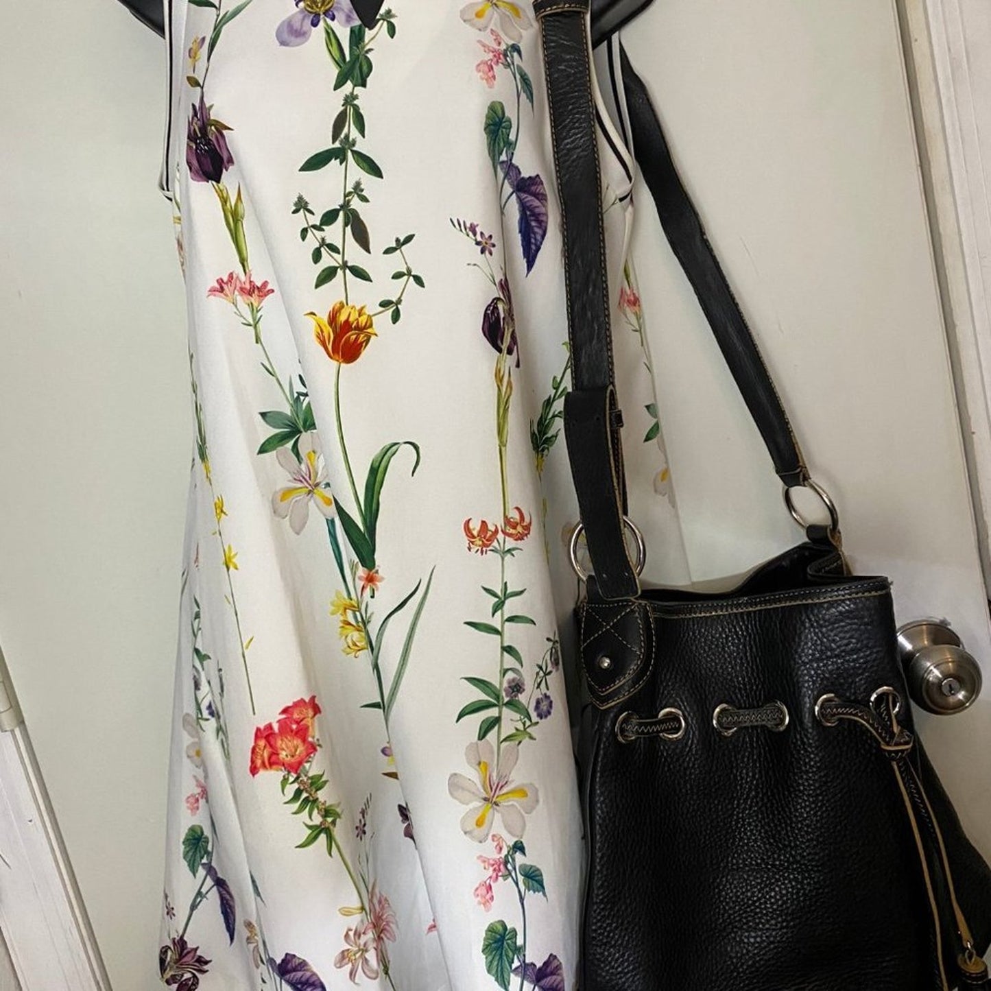 Cole Haan Black Leather Crossbody Bag