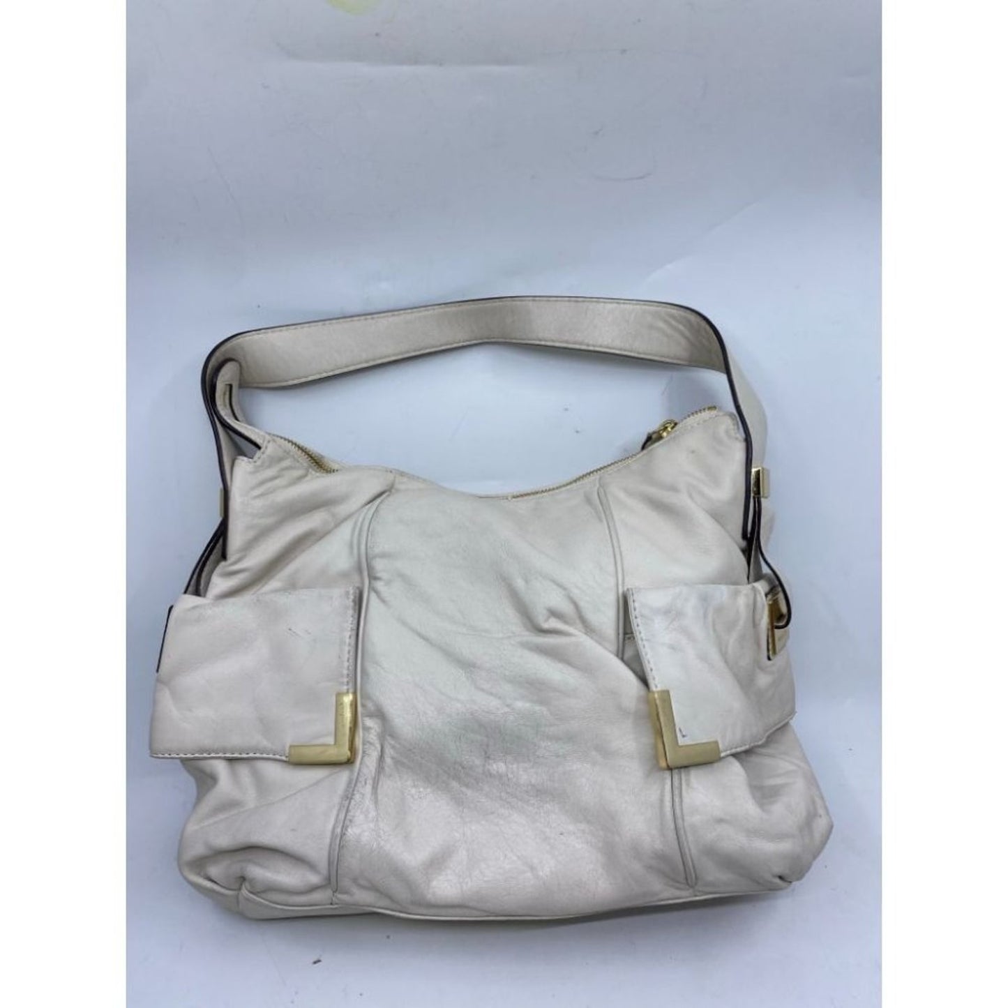 Michael Kors White Large Hobo Bag