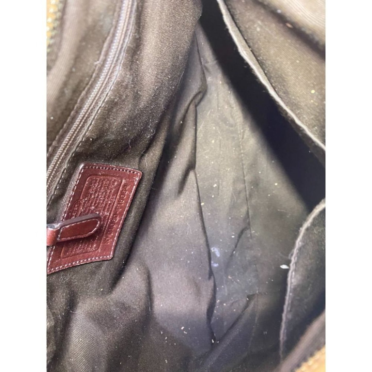 COACH Medium/ Large Leather Tan Shoulder Bag