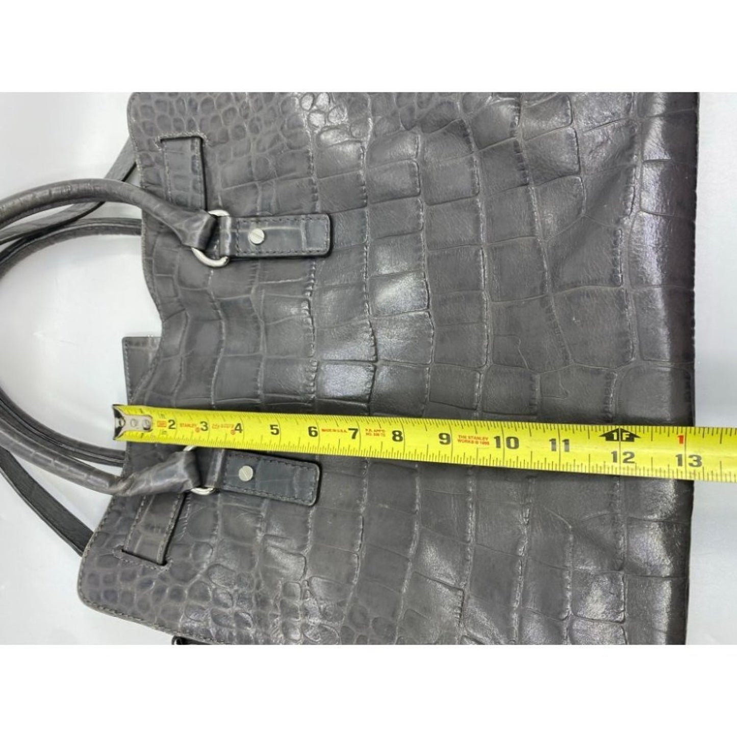 Michael Kors Leather Olive Black Hamilton Bag