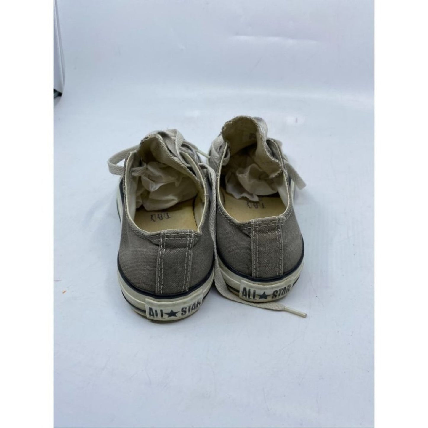 CONVERSE Sneakers White Gray Mens Size 4 Womens 6