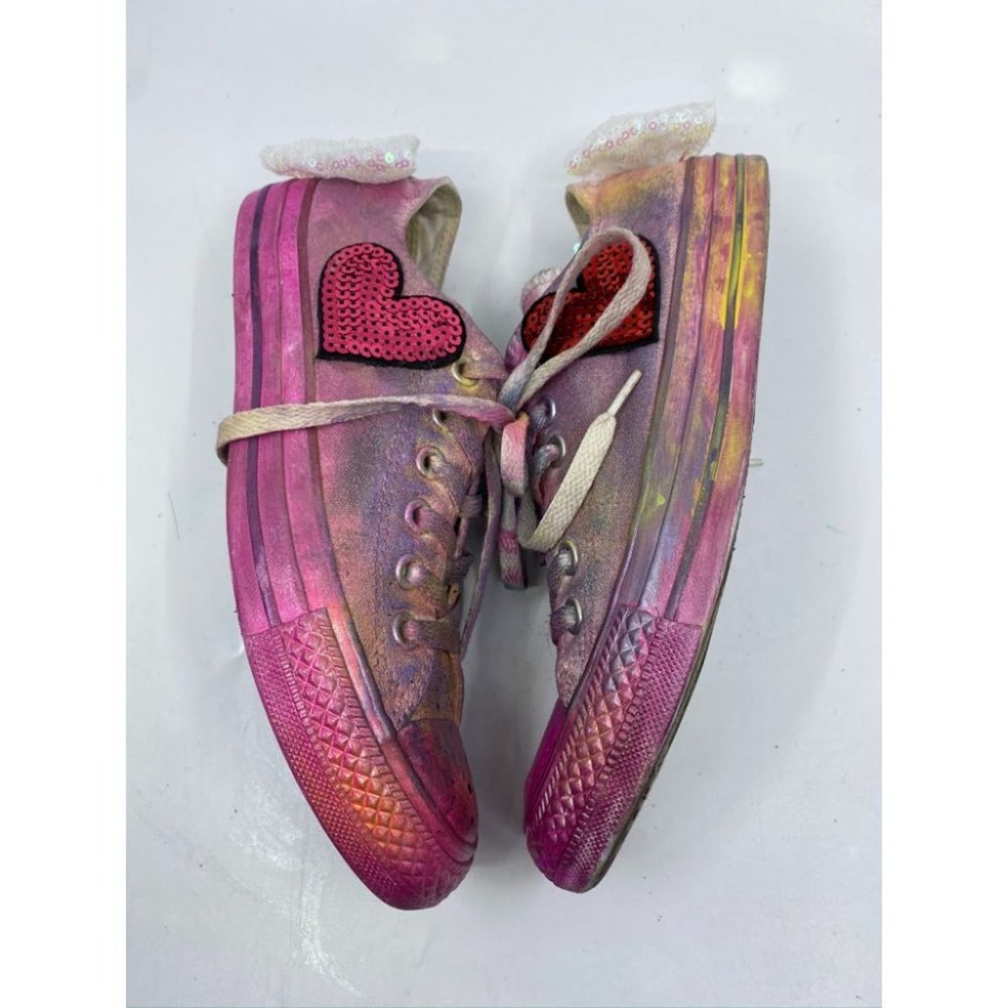 Converse Sneakers Customized Multicolor Women's 7