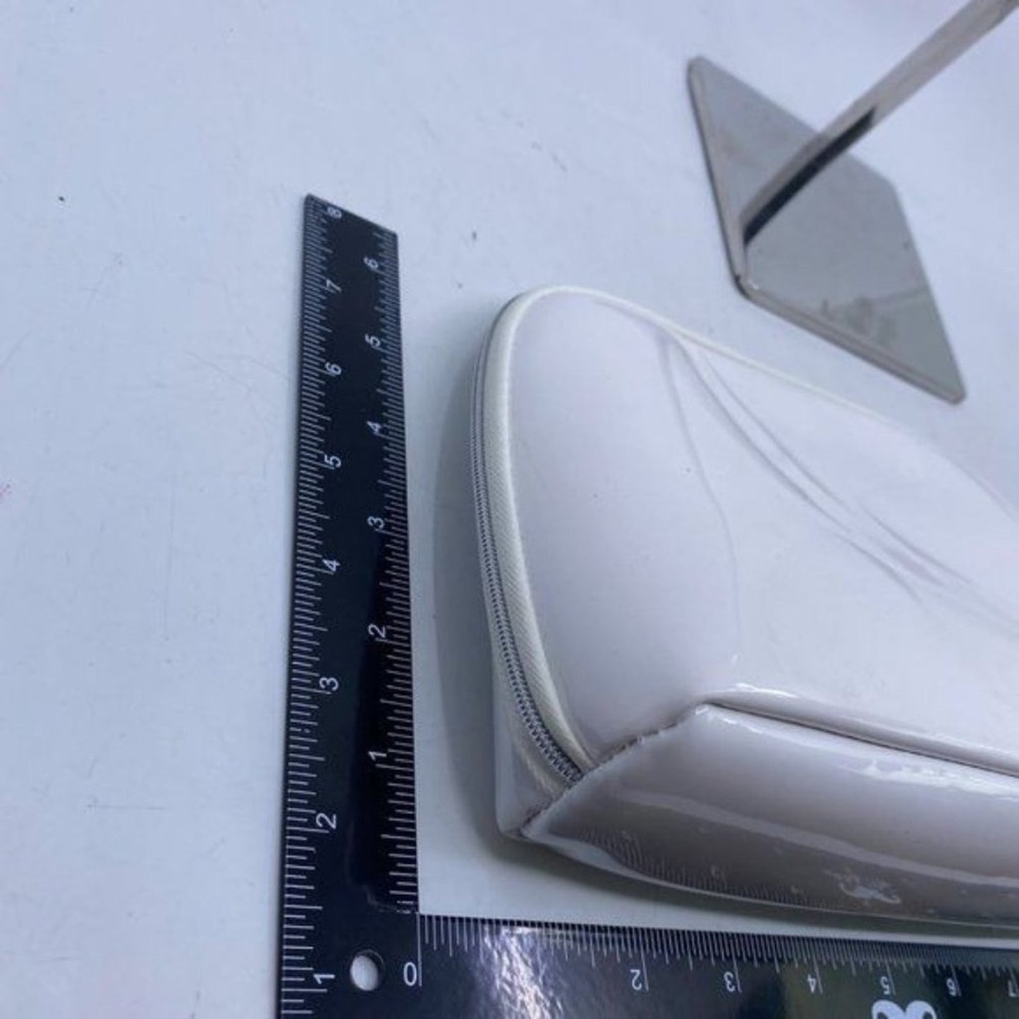 Chanel White Sublimage make up bag