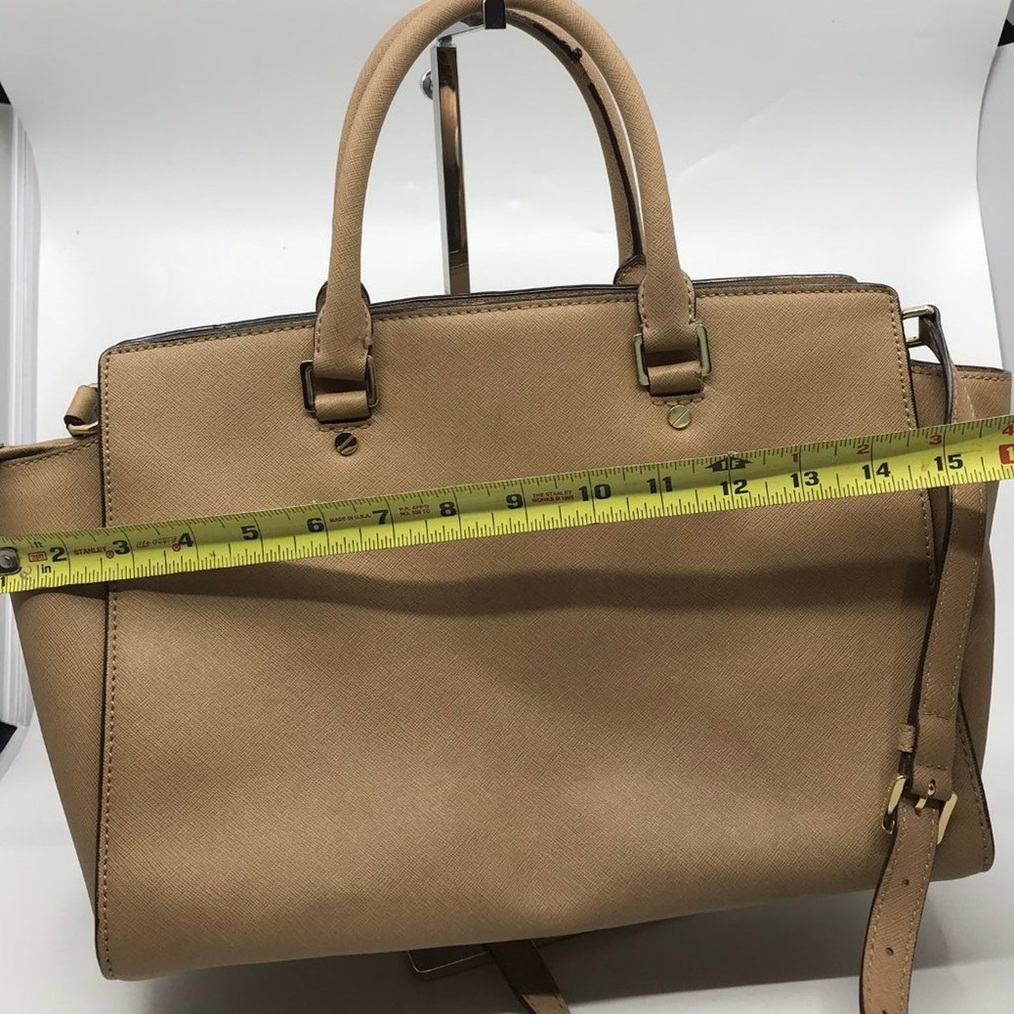 Michael Kors Tan Saffiano leather CrossBody Bag