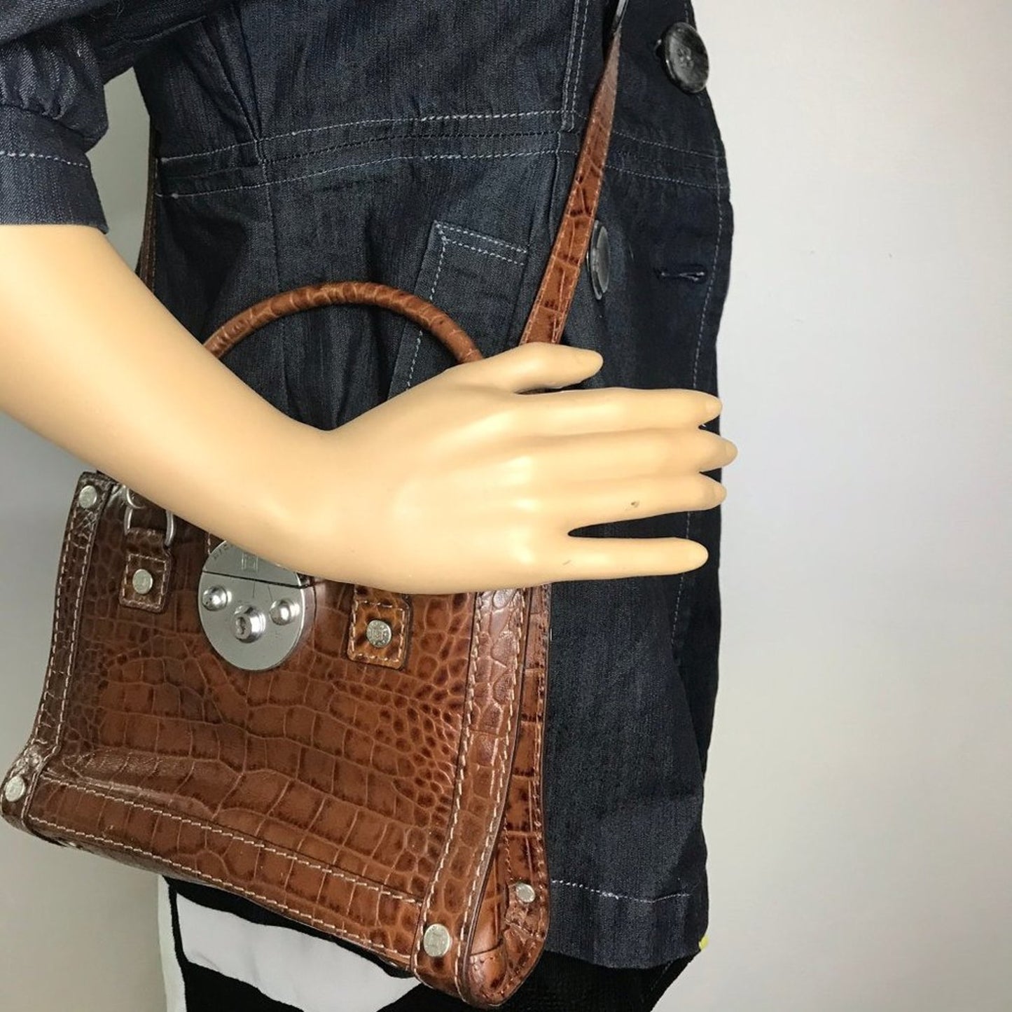 Michael Kors Brown Medium Leather CrossBody Bag