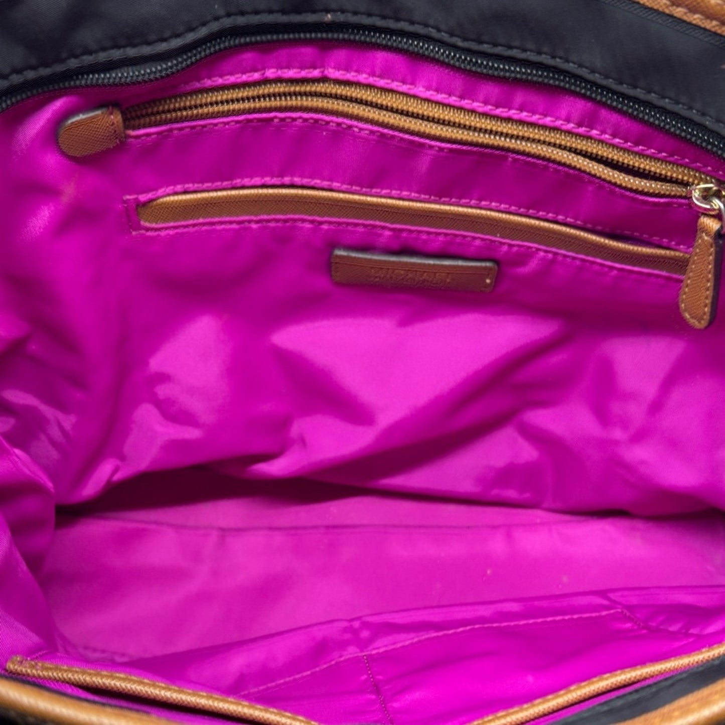 MICHAEL Michael Kors Black and Tan Tote
