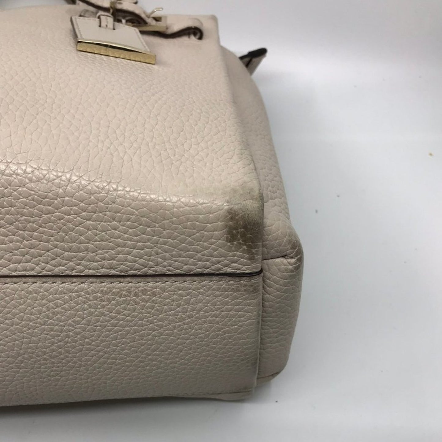 Kate Spade Tan Grain Leather Shoulder Bag
