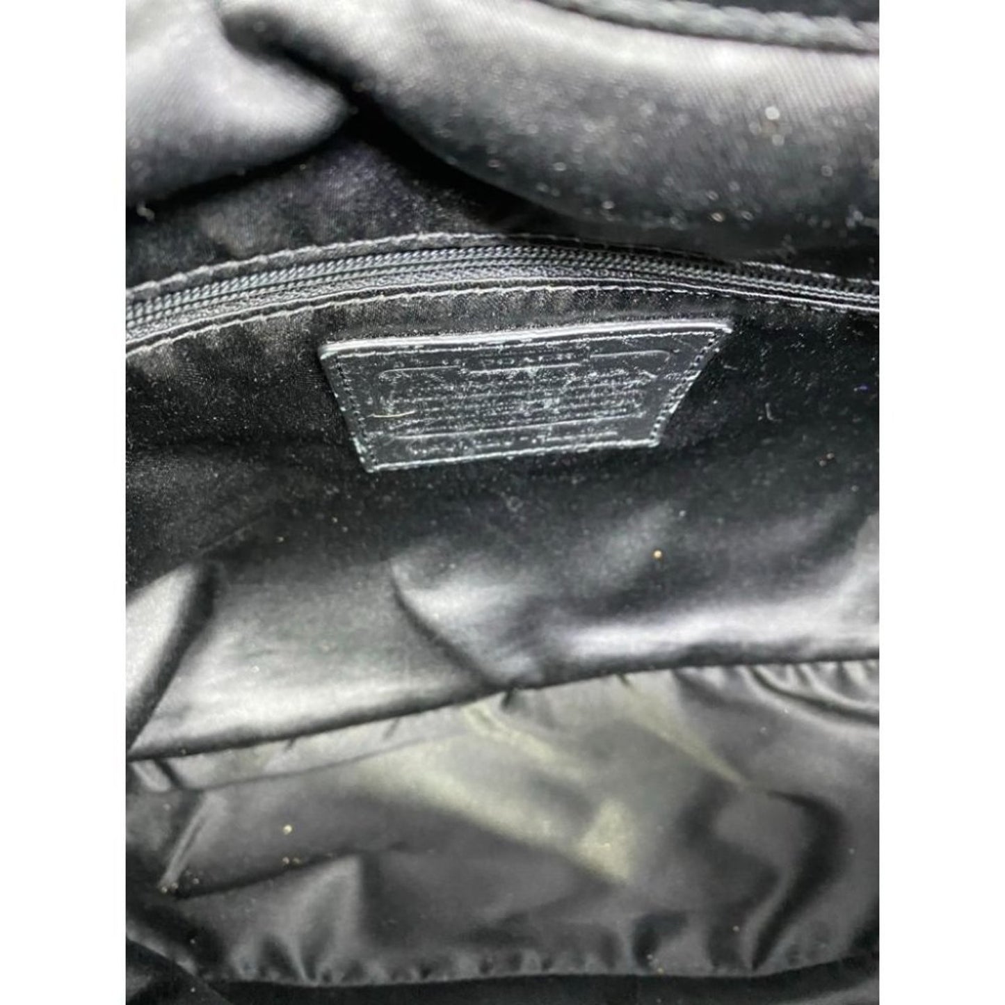 COACH Medium/ Large Leather Black Shoulder Bag