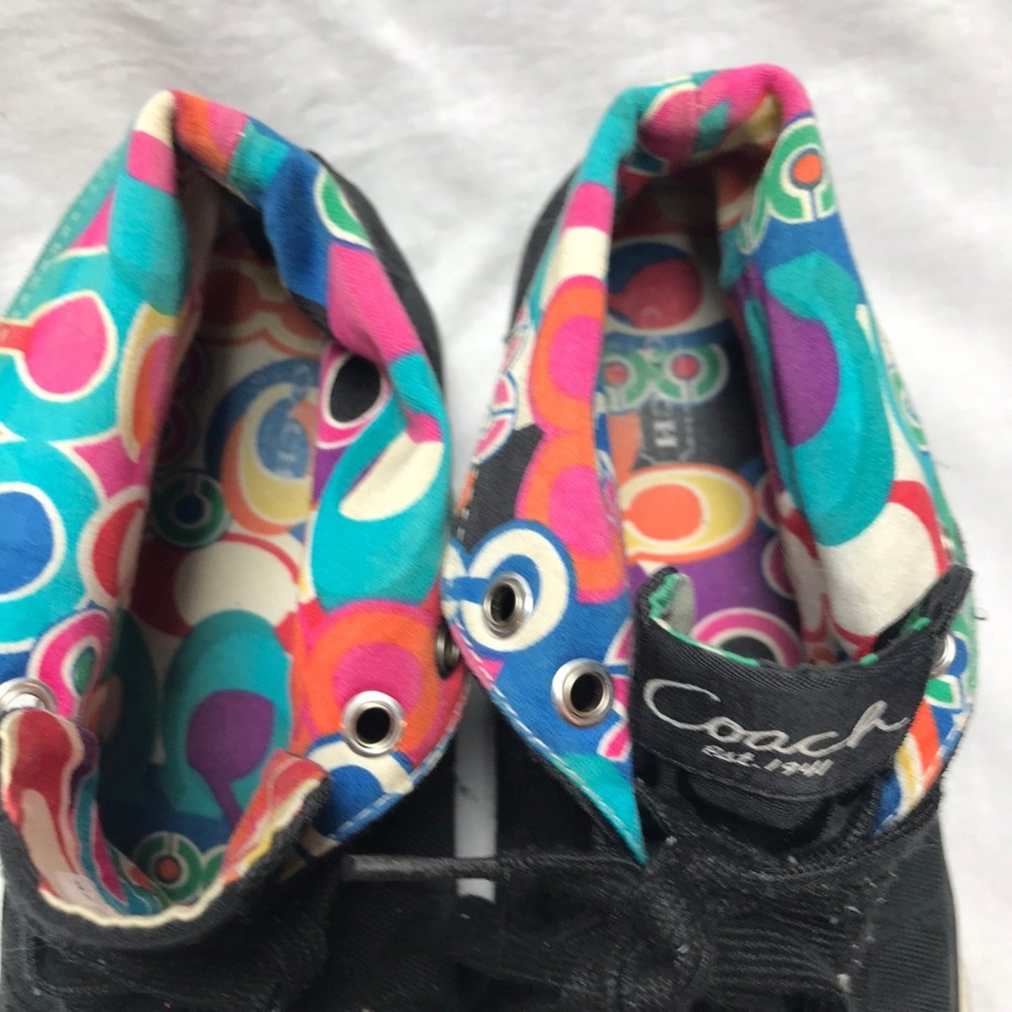COACH Black Jacquard All Over Signature Sneaker